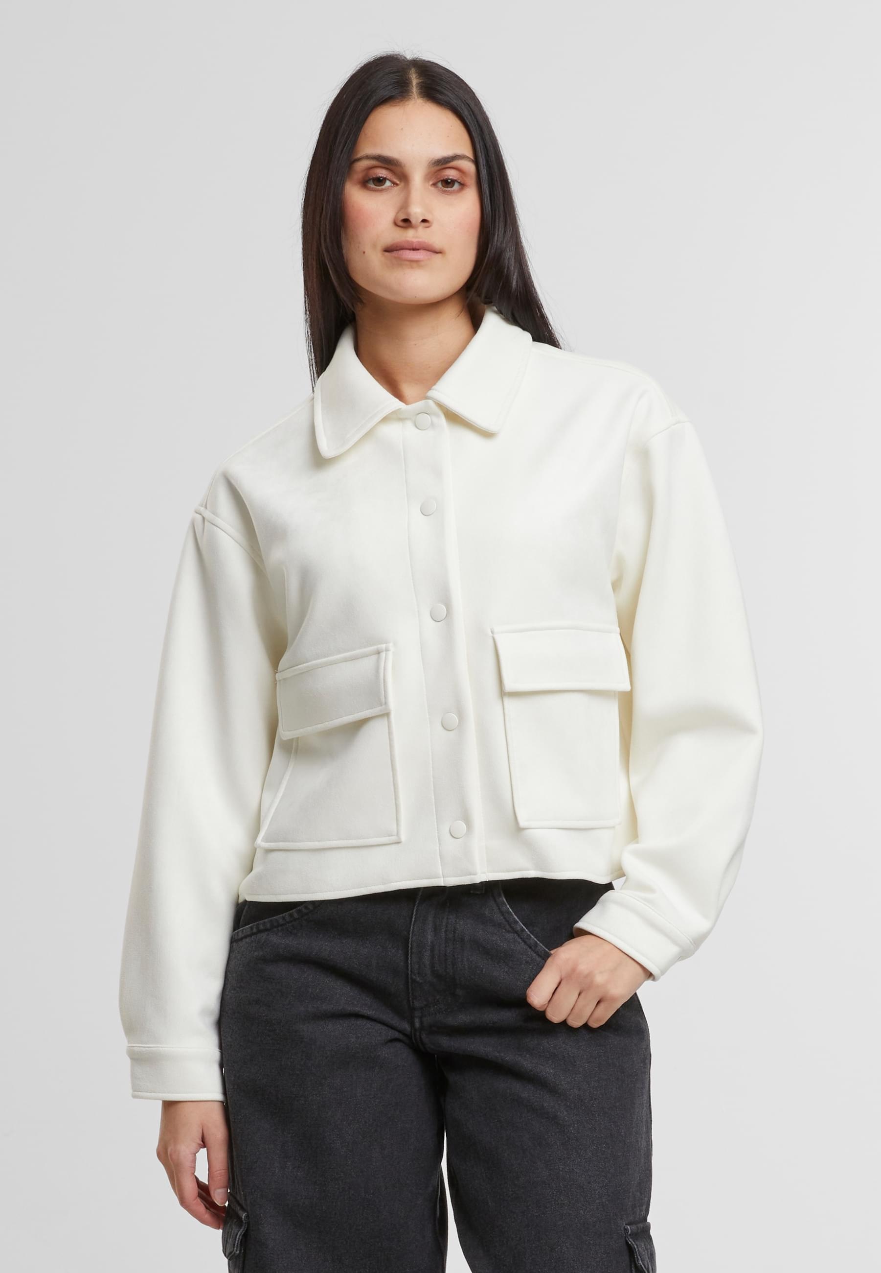 URBAN CLASSICS Allwetterjacke »Urban Classics Ladies Soft Touch Jacket«, (1 St.), ohne Kapuze