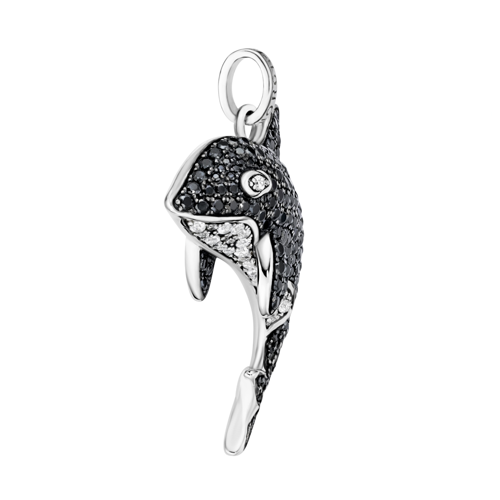 GIORGIO MARTELLO MILANO Kettenanhänger »Orca mit Zirkonia, Silber 925«