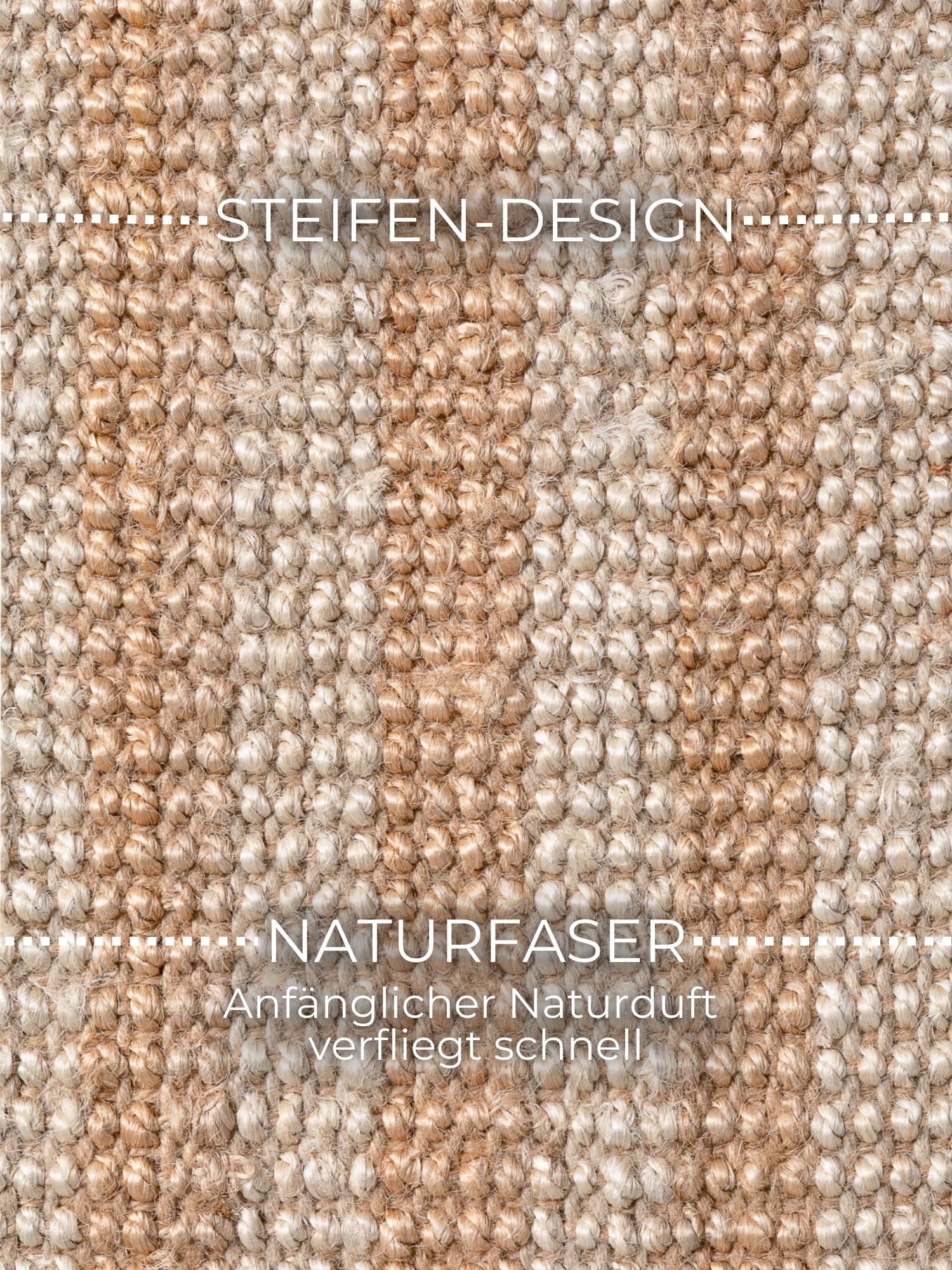 ELLE DECORATION Teppich »Juteteppich Amber« rechteckig 10 mm Höhe Jute, Natur, Wohnzimmer, Esszimmer, Schlafzimmer, Flur, Modern, Boho