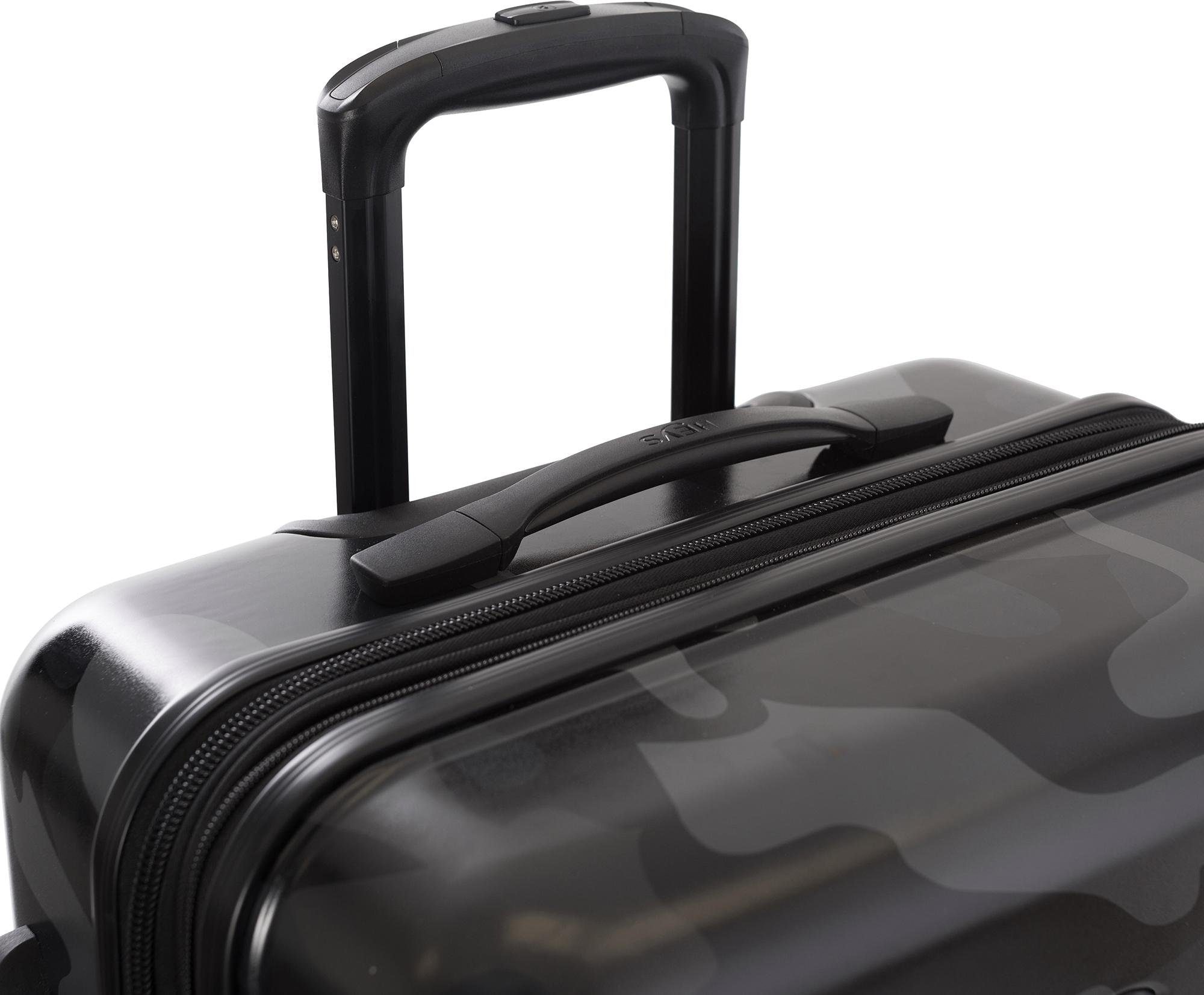 Heys Hartschalen-Trolley »Black Camo, 76 cm«, 4 Rollen, Heys x Joachim Llambi Reisegepäck TSA Schloss Volumenerweiterung