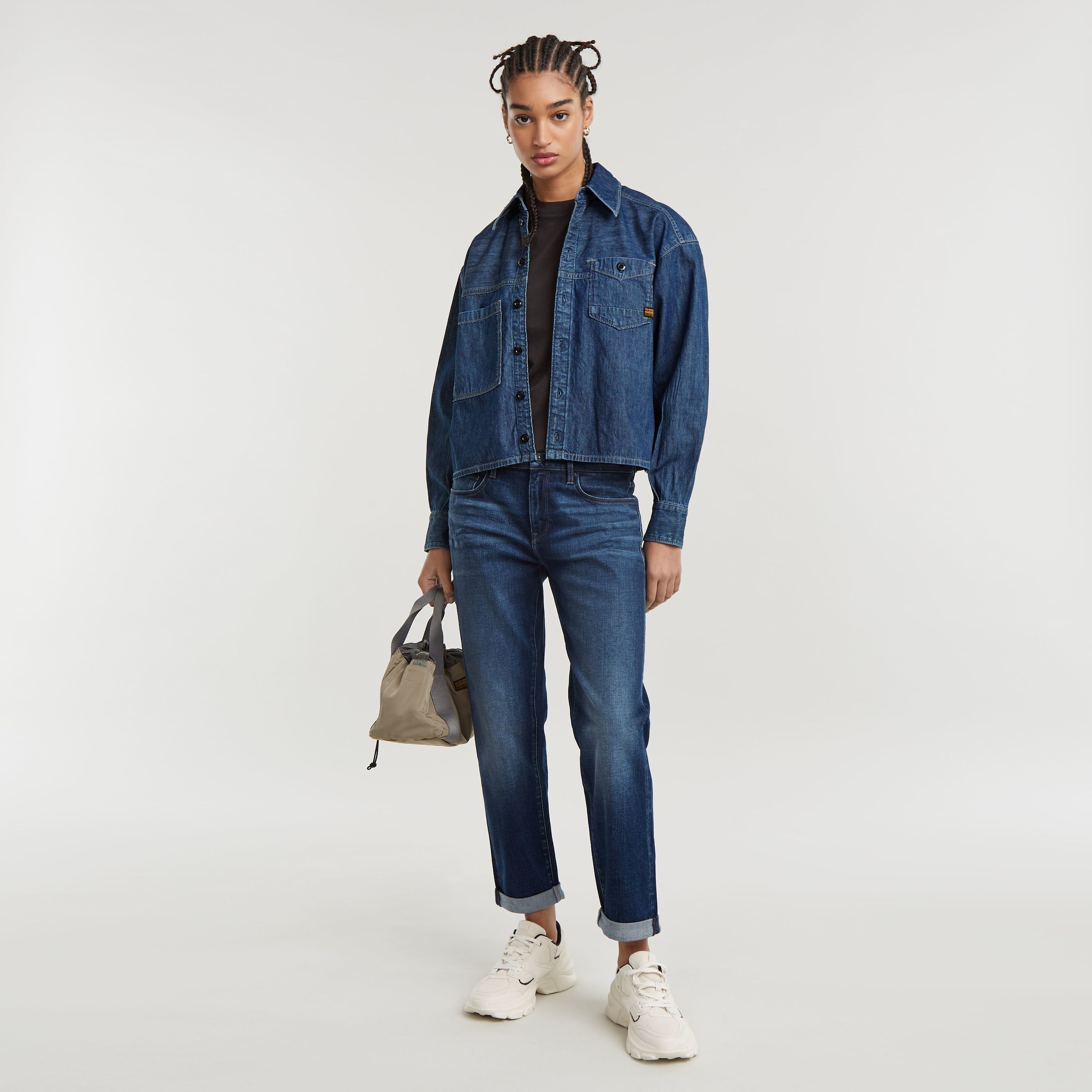 G-STAR Boyfriend-Jeans »Kate«, Baumwollstretch Denim Qualität für hohen Tragekomfort