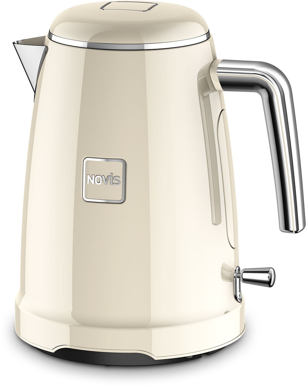 NOVIS Wasserkocher »K1 creme«, 1,6 l, 2400 W, Metallgehäuse