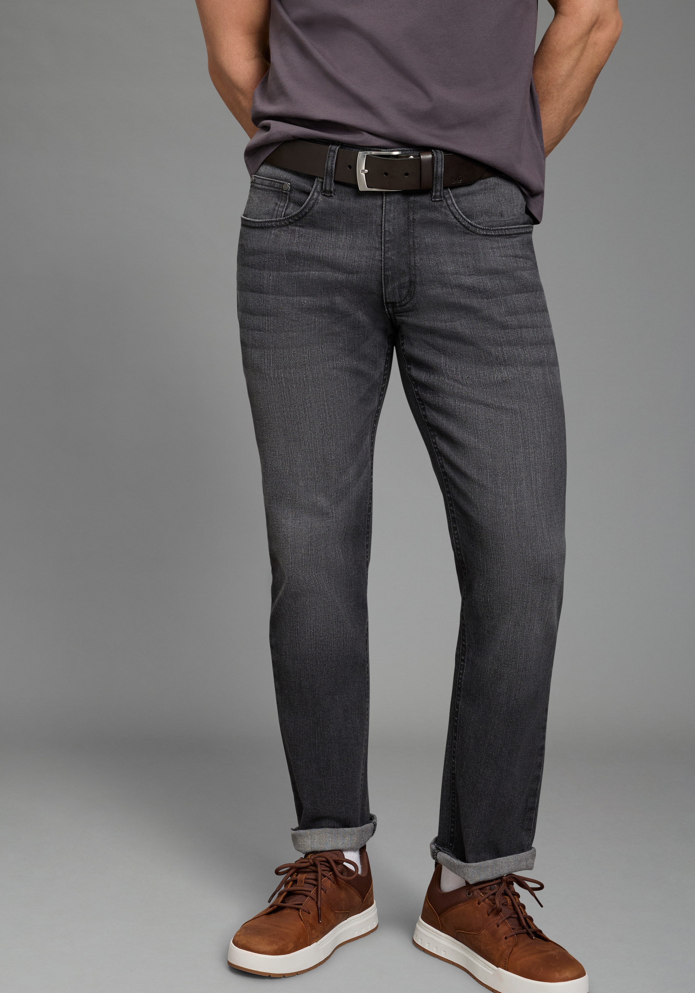 Arizona Gerade Jeans gerade geschnittenes Bein, niedrige Leibhöhe