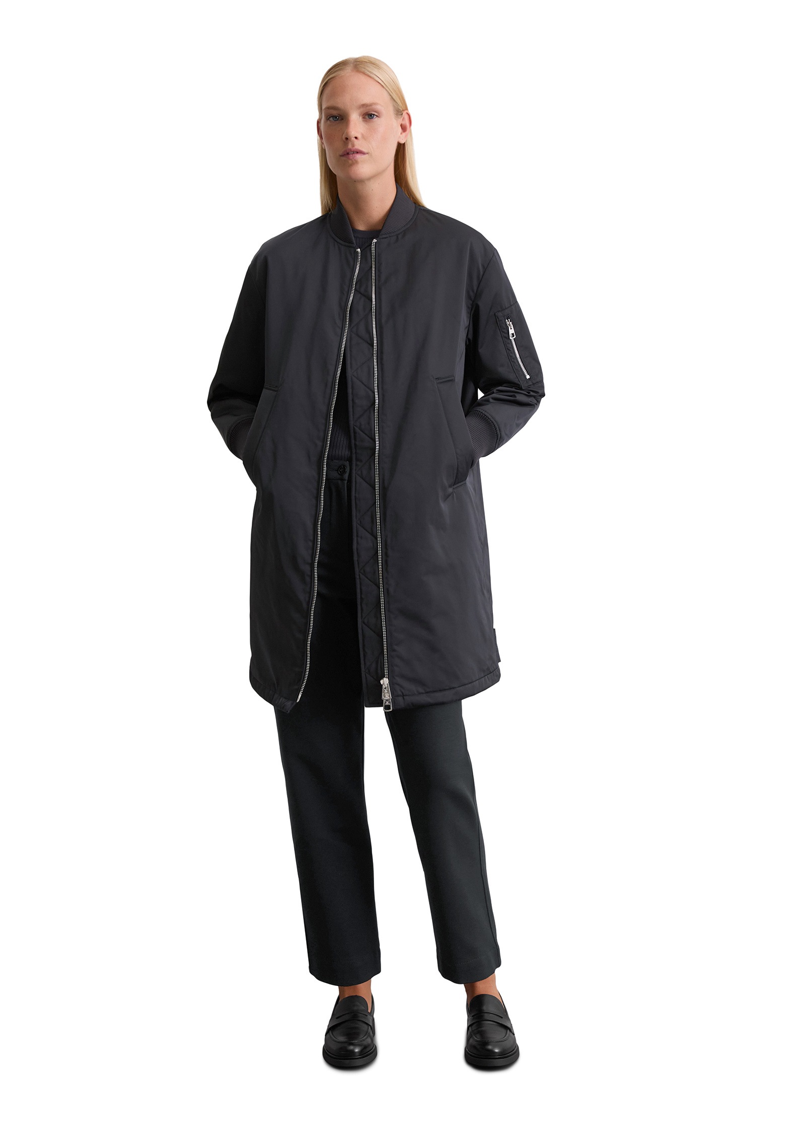 Marc O'Polo Kurzmantel »aus recyceltem Polyester-Twill«