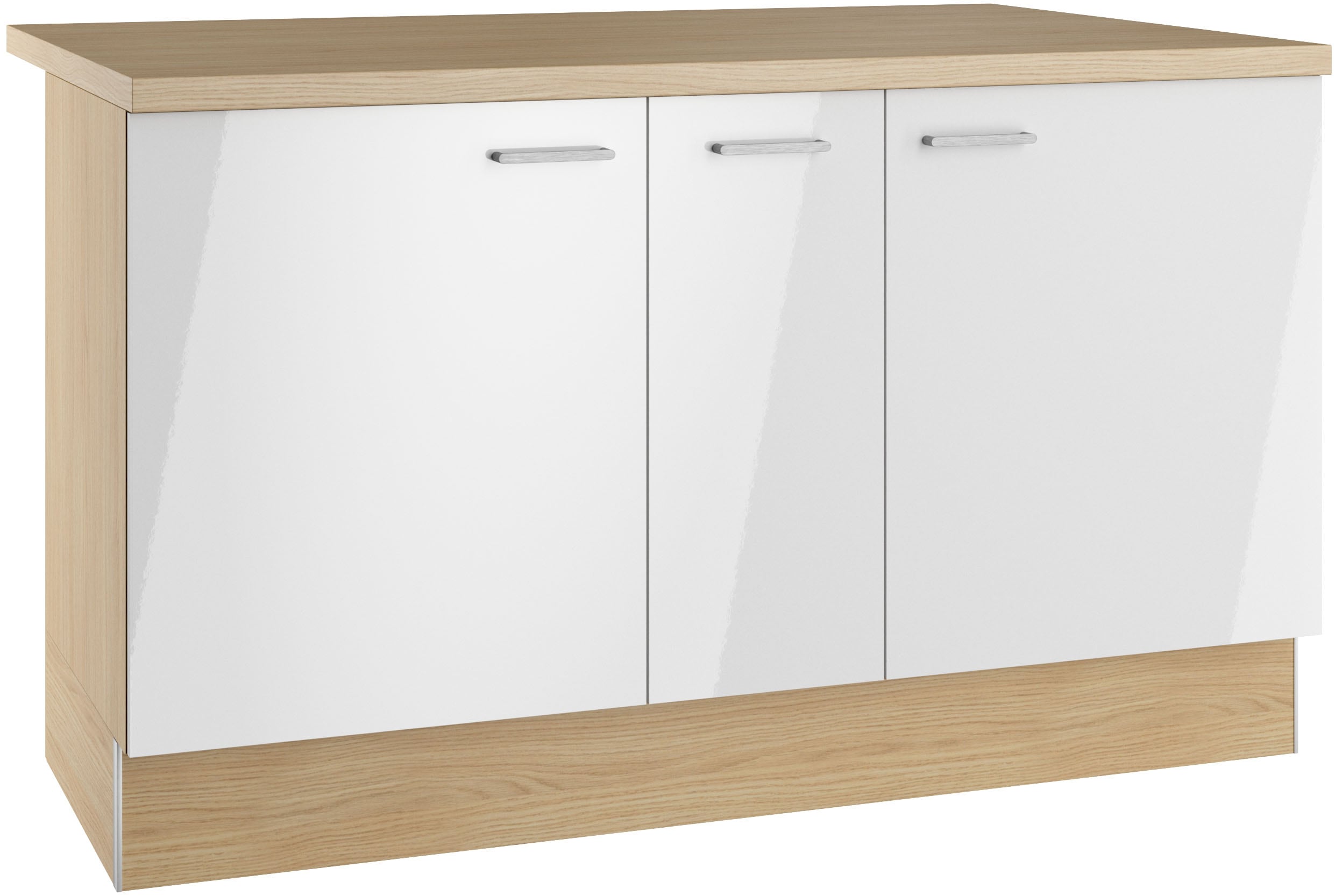 KOCHSTATION 1100000002199 "KS-Lucy" Breite 151 cm, Soft-Close, höhenverstellbare Füße, Metallgriffe