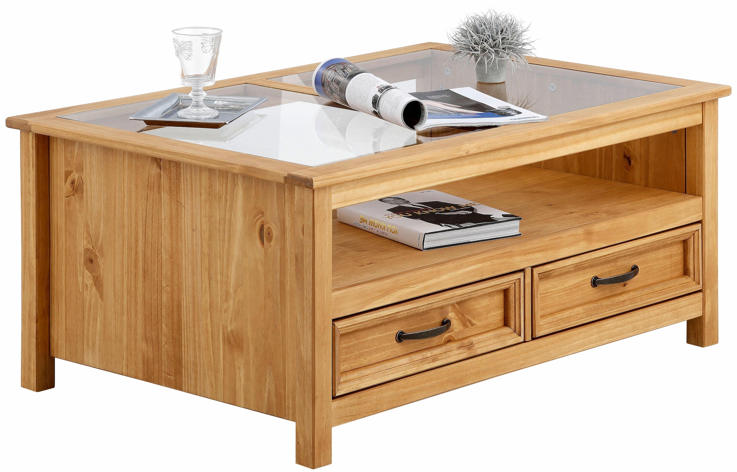 OTTO home Couchtisch "Selma" mit schöner Holzstruktur