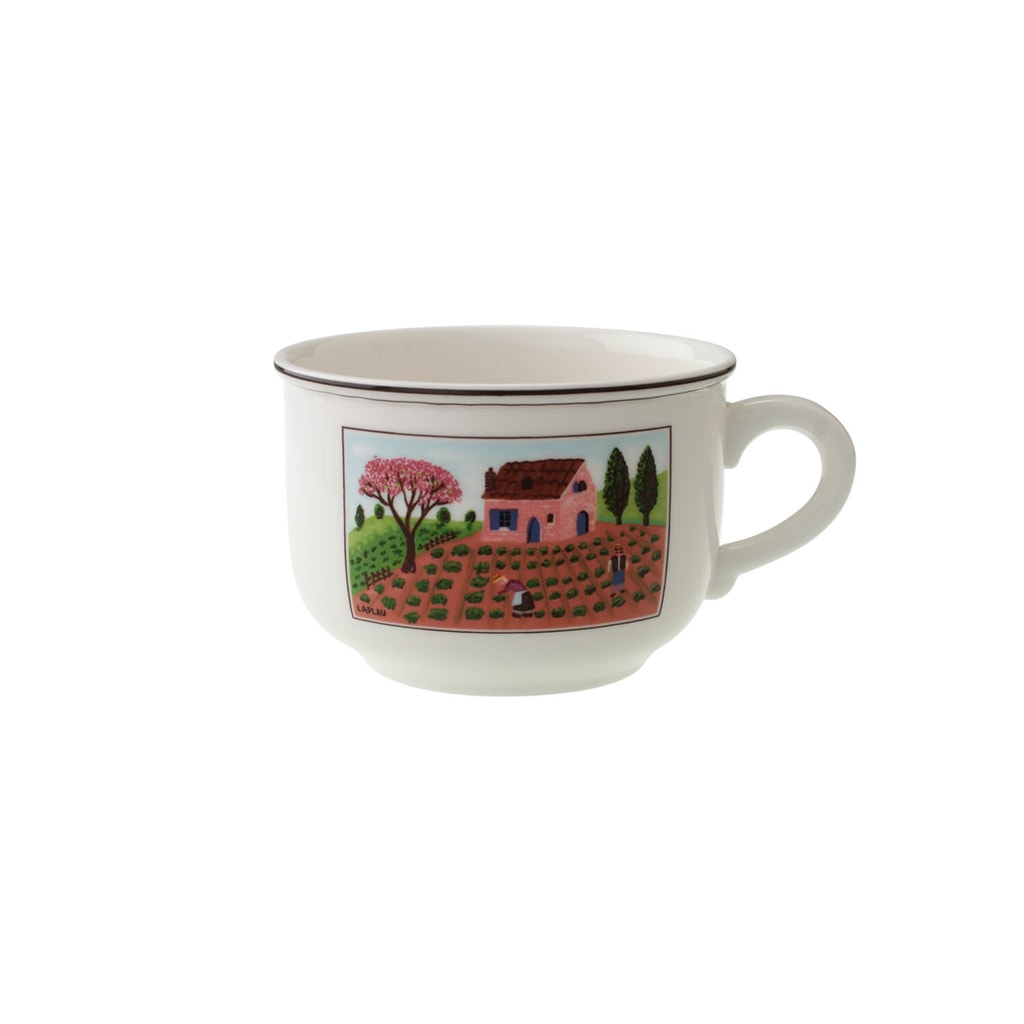 VILLEROY & BOCH Tasse "Frühstückstasse Design Naif 330 ml bunt", bunt, Trinkgefäße