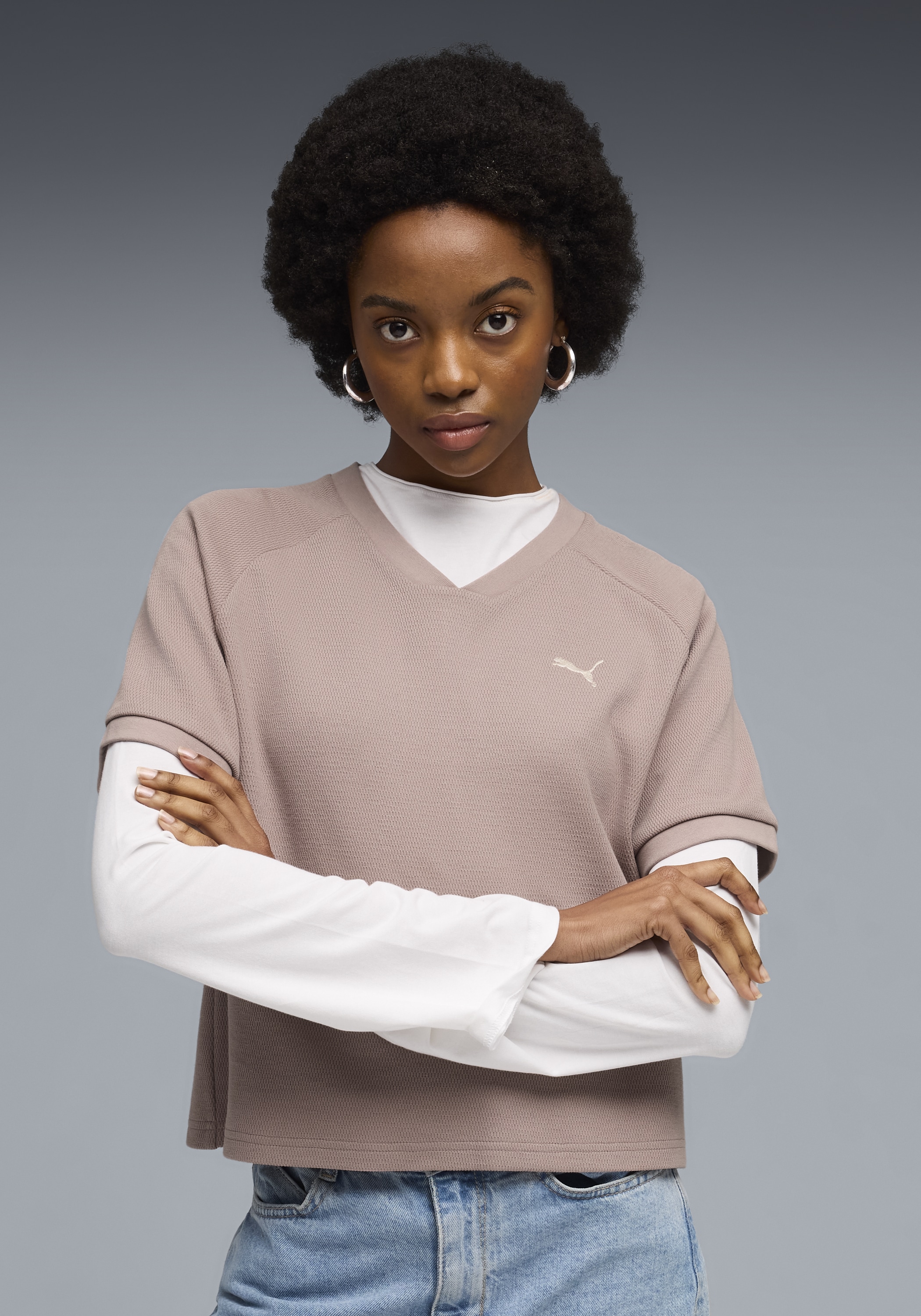 PUMA T-Shirt "CLASS RELAXED PINNACLE TEE" Kurzarm, für sportliche Aktivität günstig online kaufen