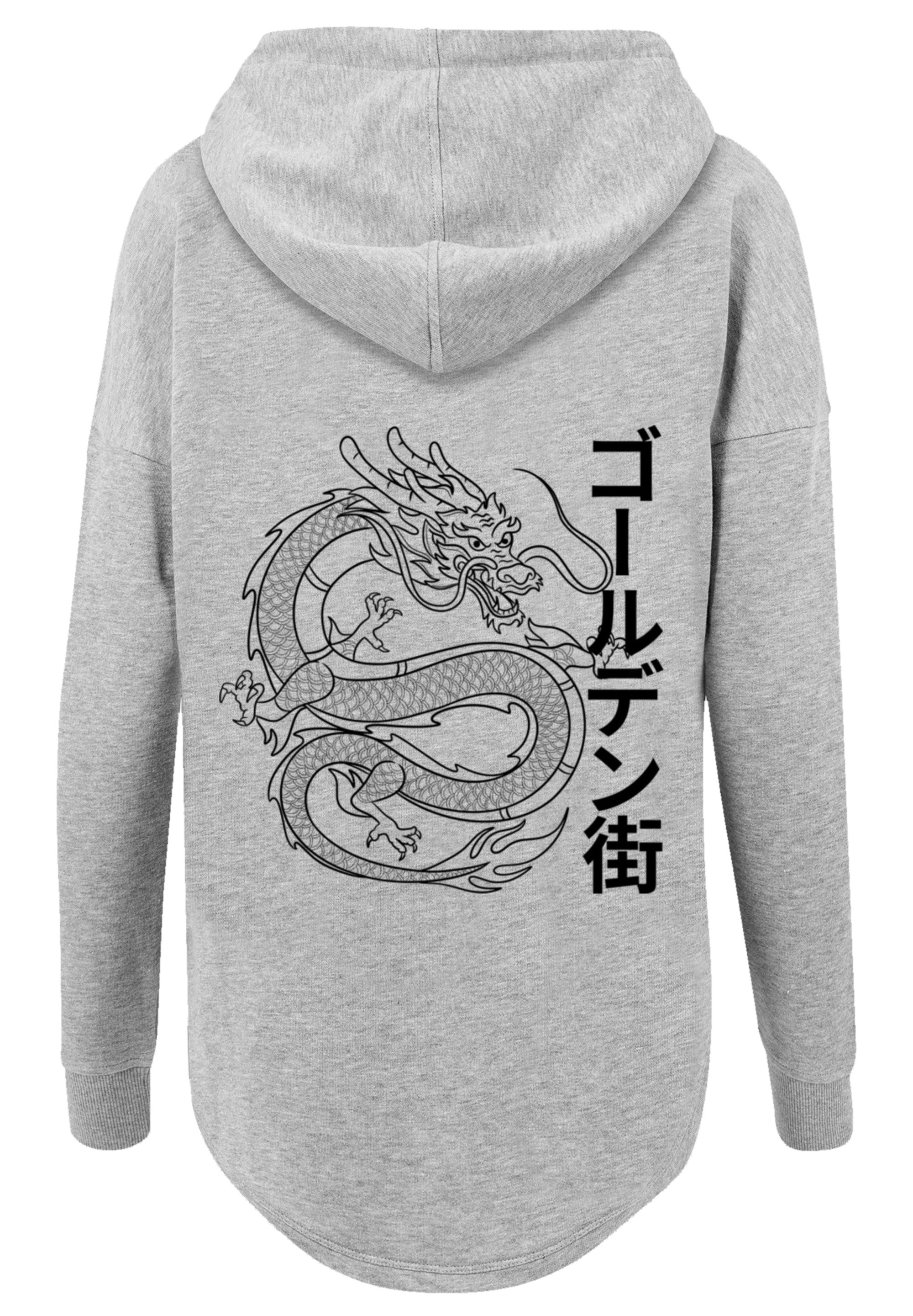 F4NT4STIC Kapuzenpullover »Drache Golden Gai«, Print