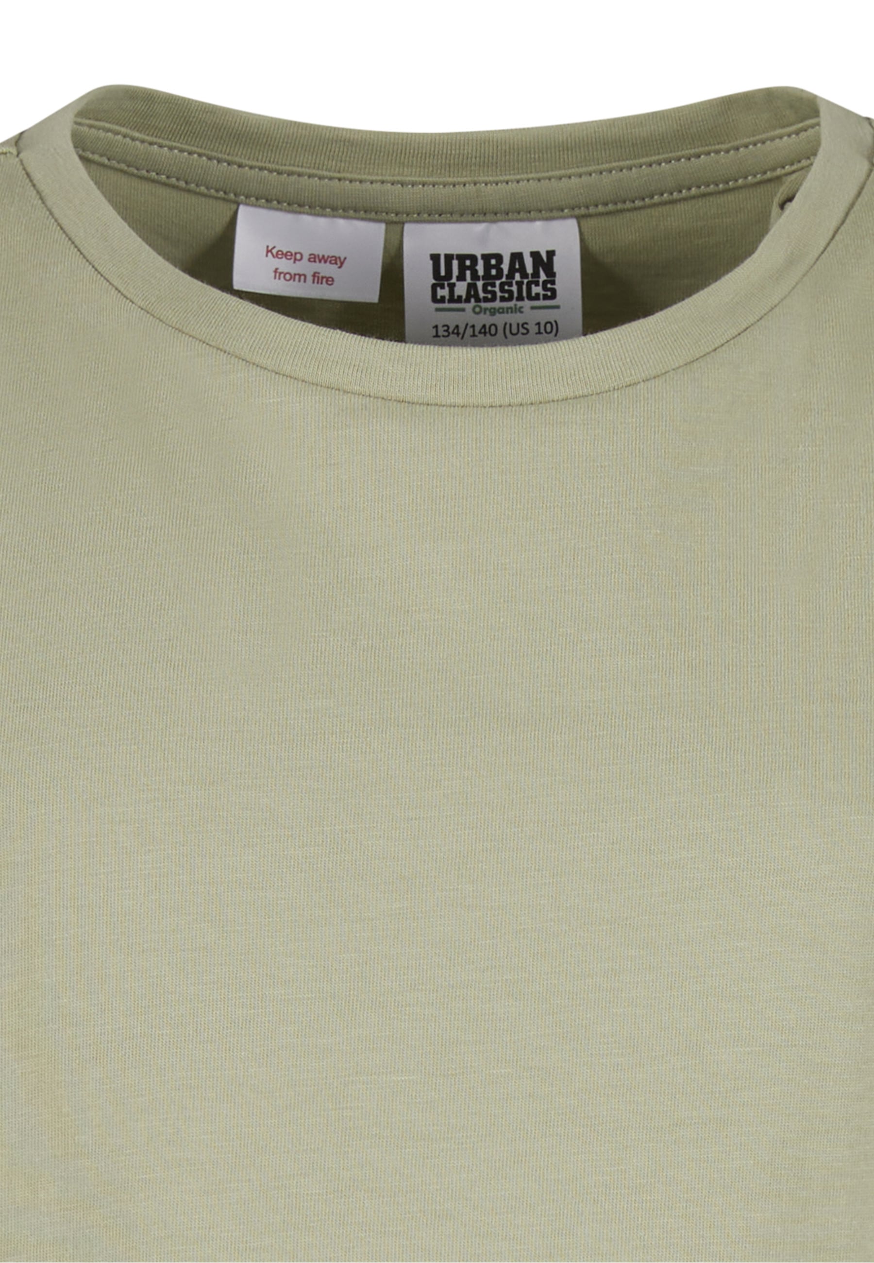 URBAN CLASSICS Shirtkleid »Urban Classics Girls Organic Empire Valance Tee Dress« 1 tlg.
