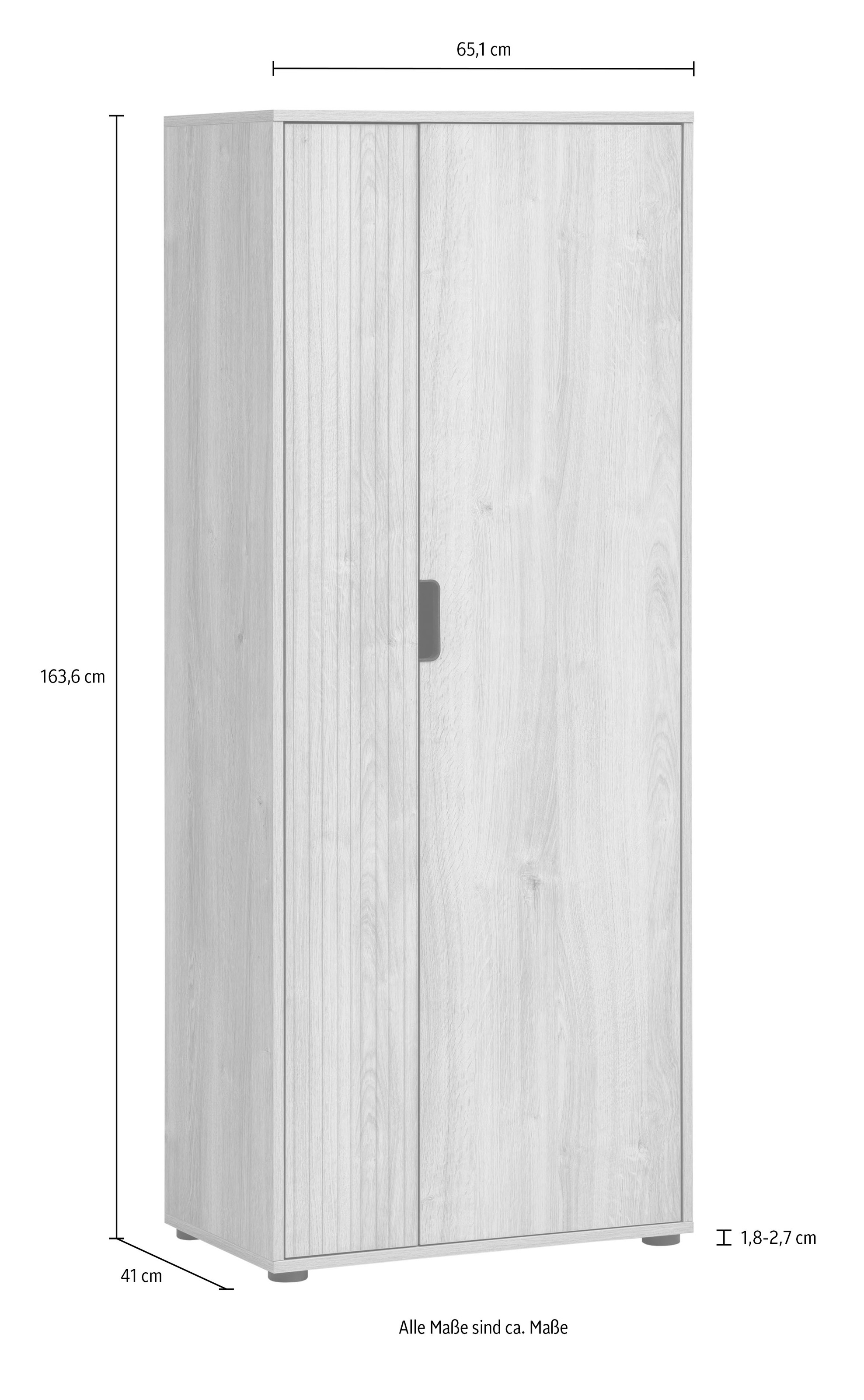 Schildmeyer Aktenschrank »Emmik, Breite 65,1 cm, Platz für 4 Ordnerreihen«, Made in Germany