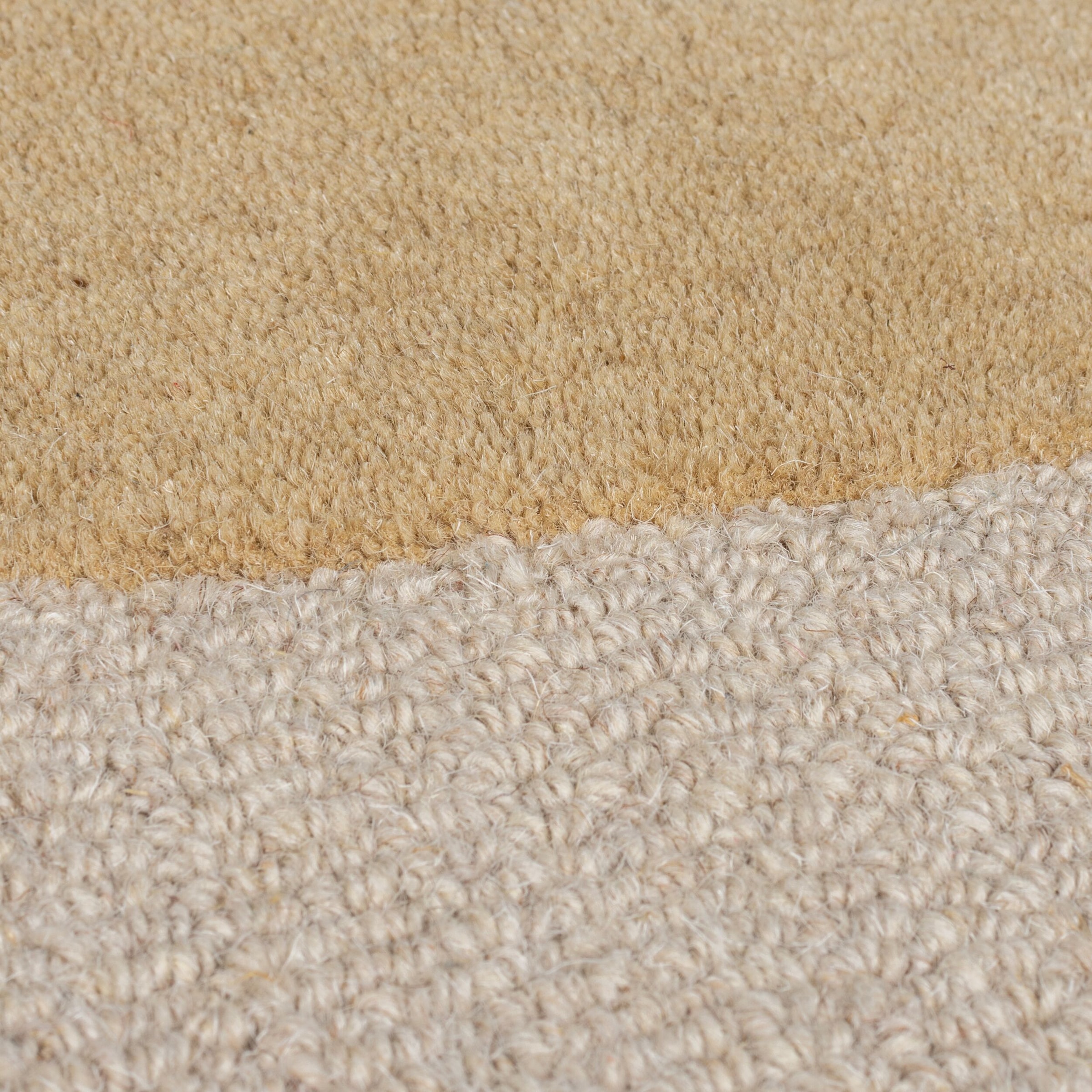FLAIR RUGS Wollteppich »Glow«, rechteckig, 8 mm Höhe, fußbodenheizungsgeeignet, mit Hoch-Tief-Effekt, gemustert