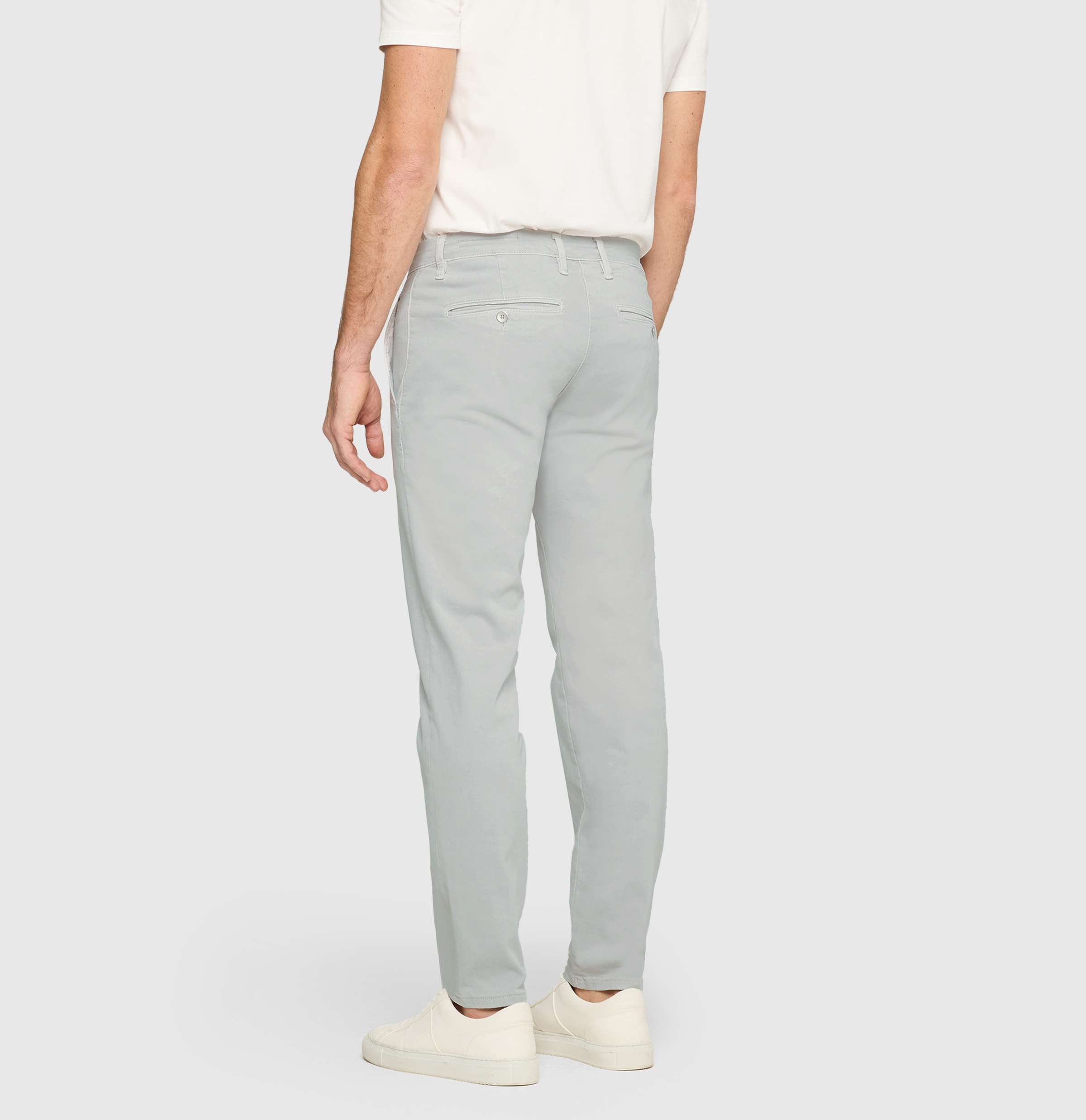 MAC Chino Driver Macflexx Light Grey 38/L30 2