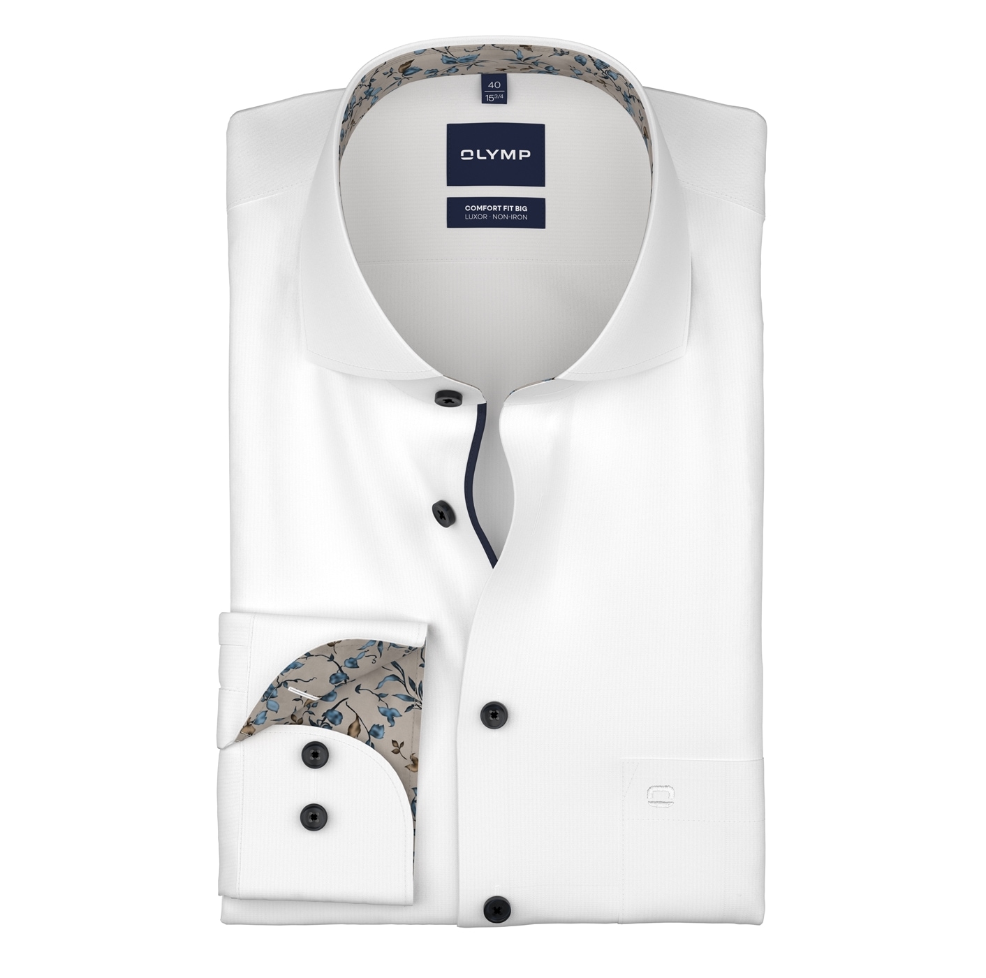 OLYMP Langarmhemd "Comfort Fit Big" Businesshemd, New-Kentkragen
