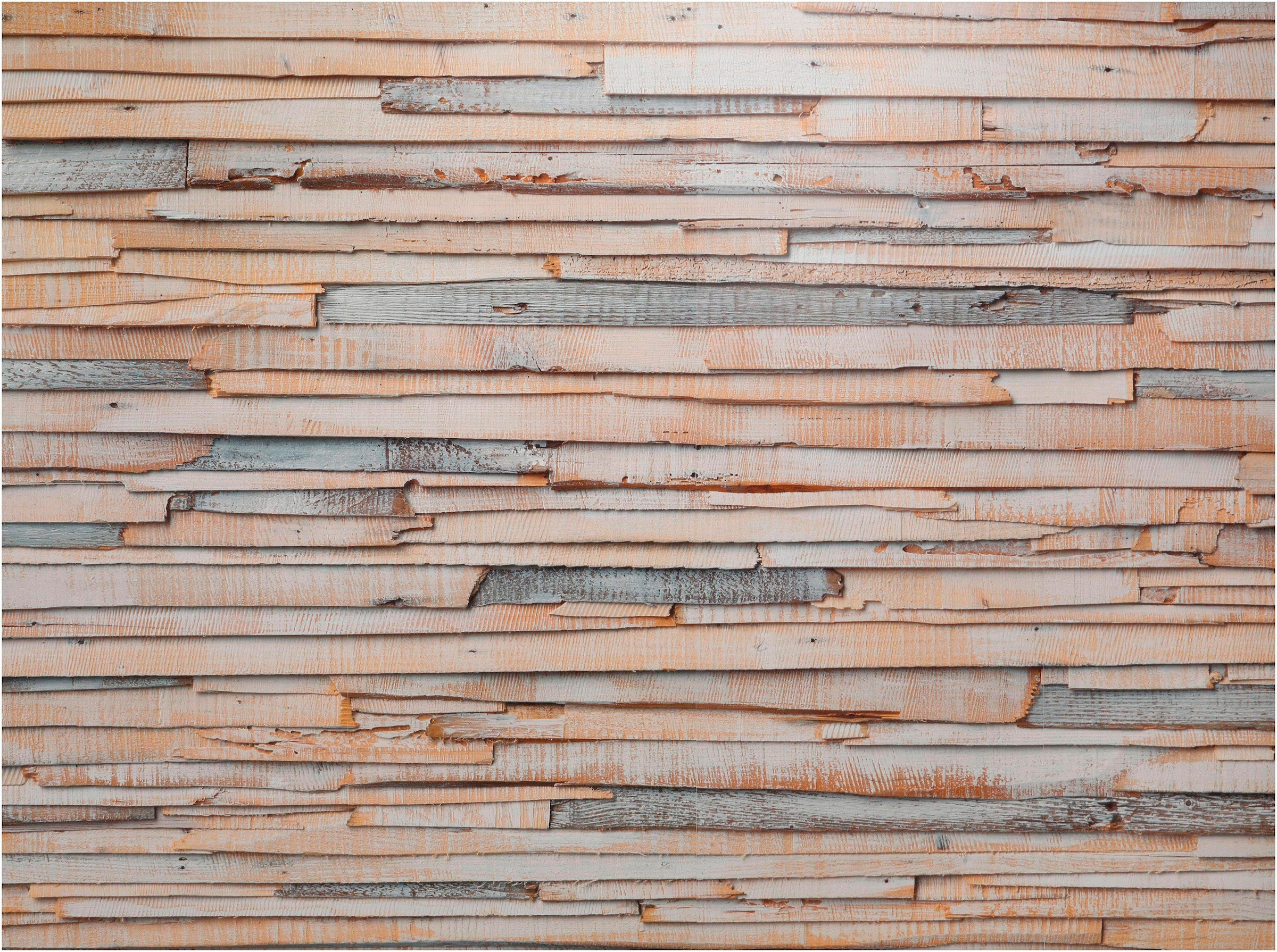 Komar Fototapete »Whitewashed Wood«, 368x254 cm (Breite x Höhe), inklusive Kleister