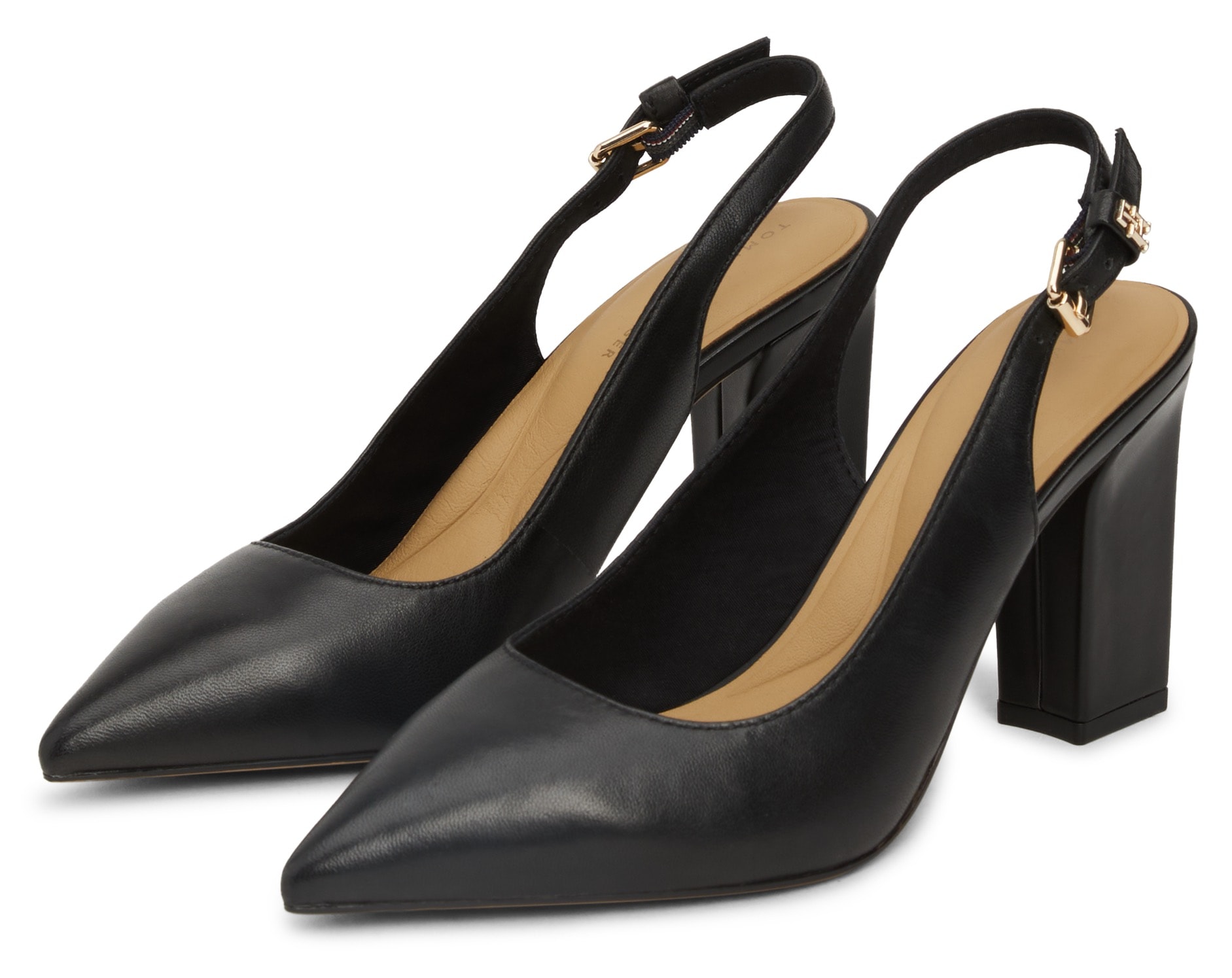 Slingpumps »TH BLOCK HIGH HEEL PUMP«, Abendschuh, Festtagsschuh, Riemchenpumps in...