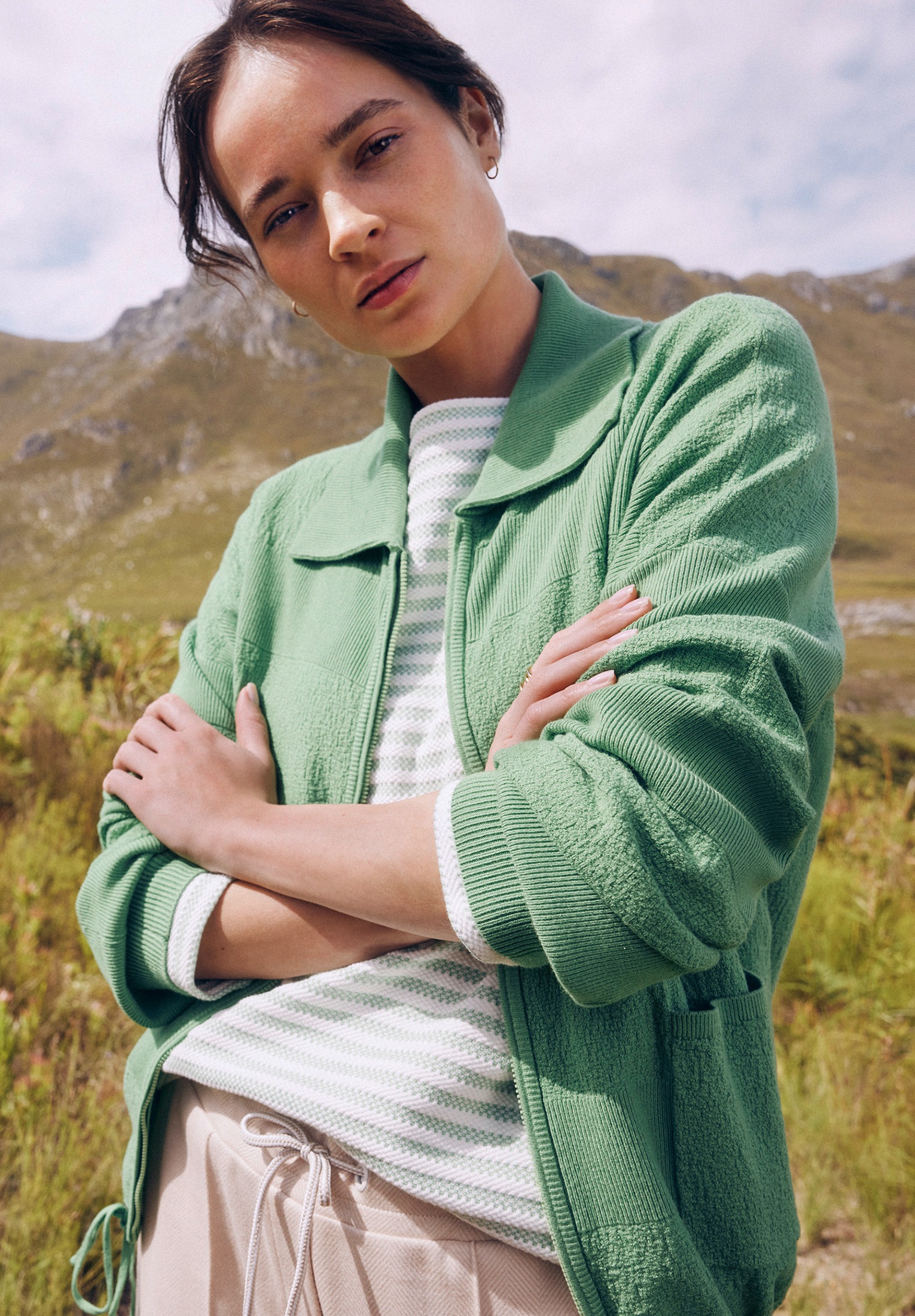 Betty&Co 3/4-Arm-Shirt »Betty & Co Ringelshirt mit U-Boot-Ausschnitt«, (1 tlg.), Material