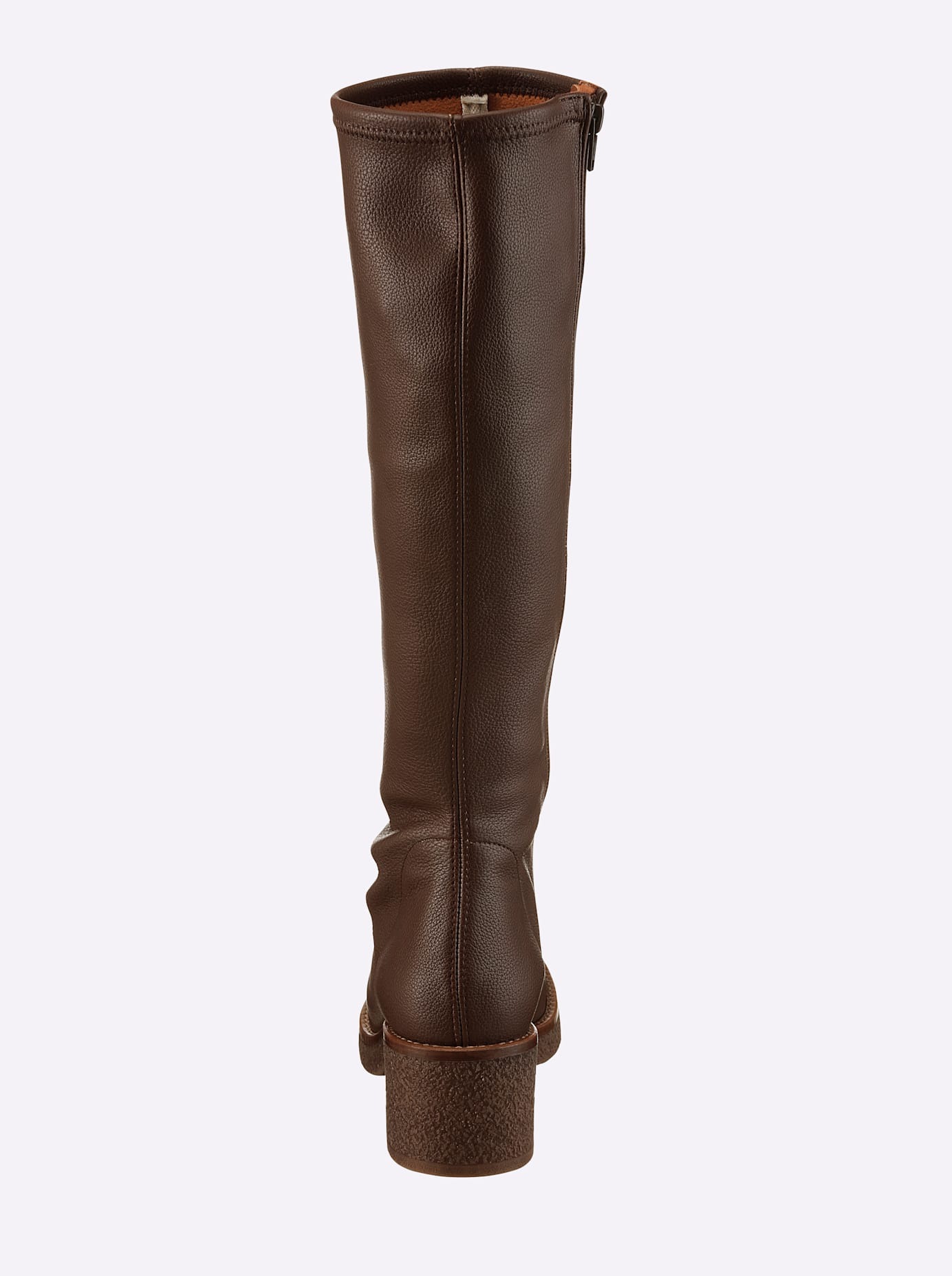 Stiefel HEINE, Damen, Gr. 38, braun (cognac), Textil, Schuhe Stiefel 3