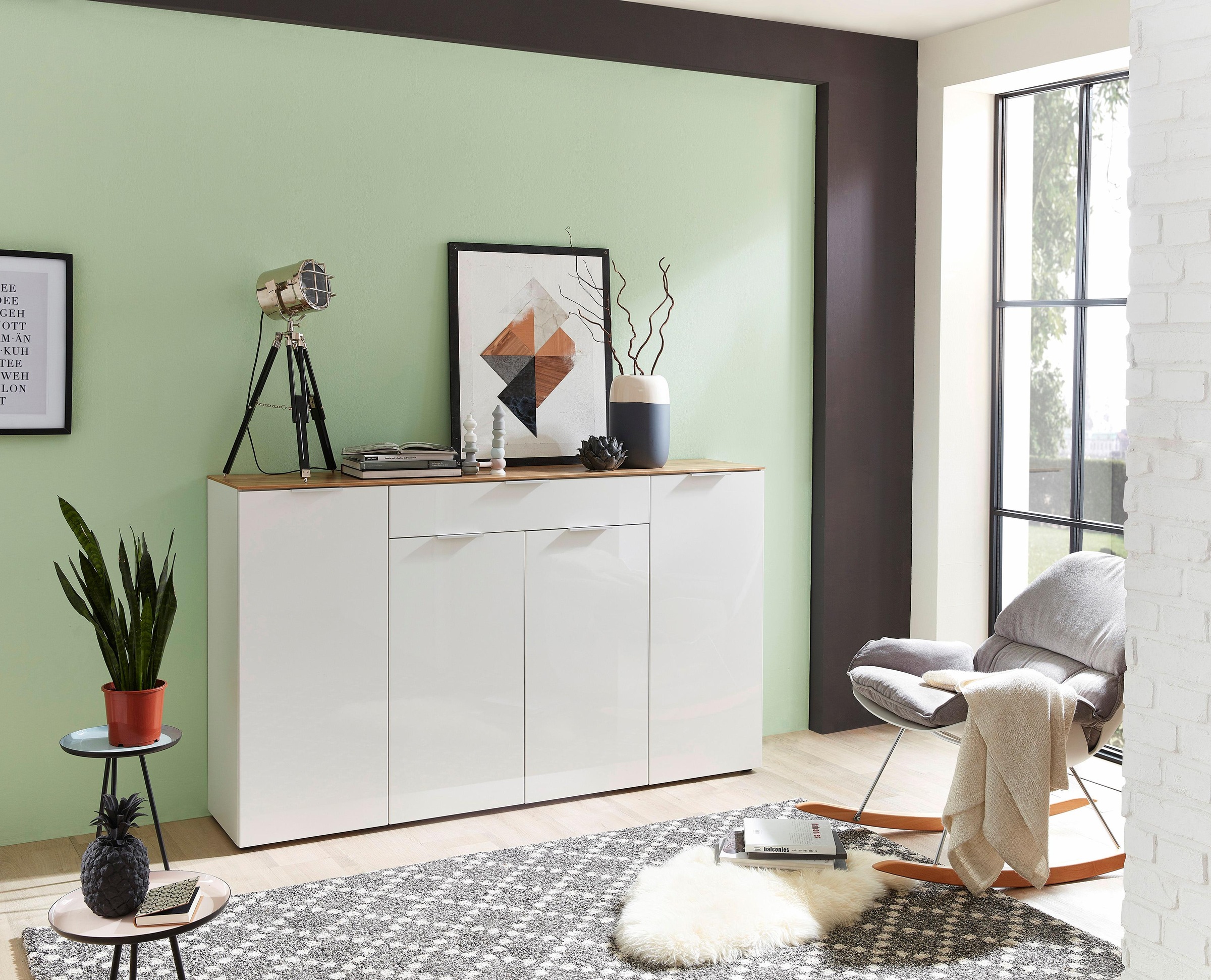 GERMANIA Sideboard »GW-CETANO«, Breite 179 cm