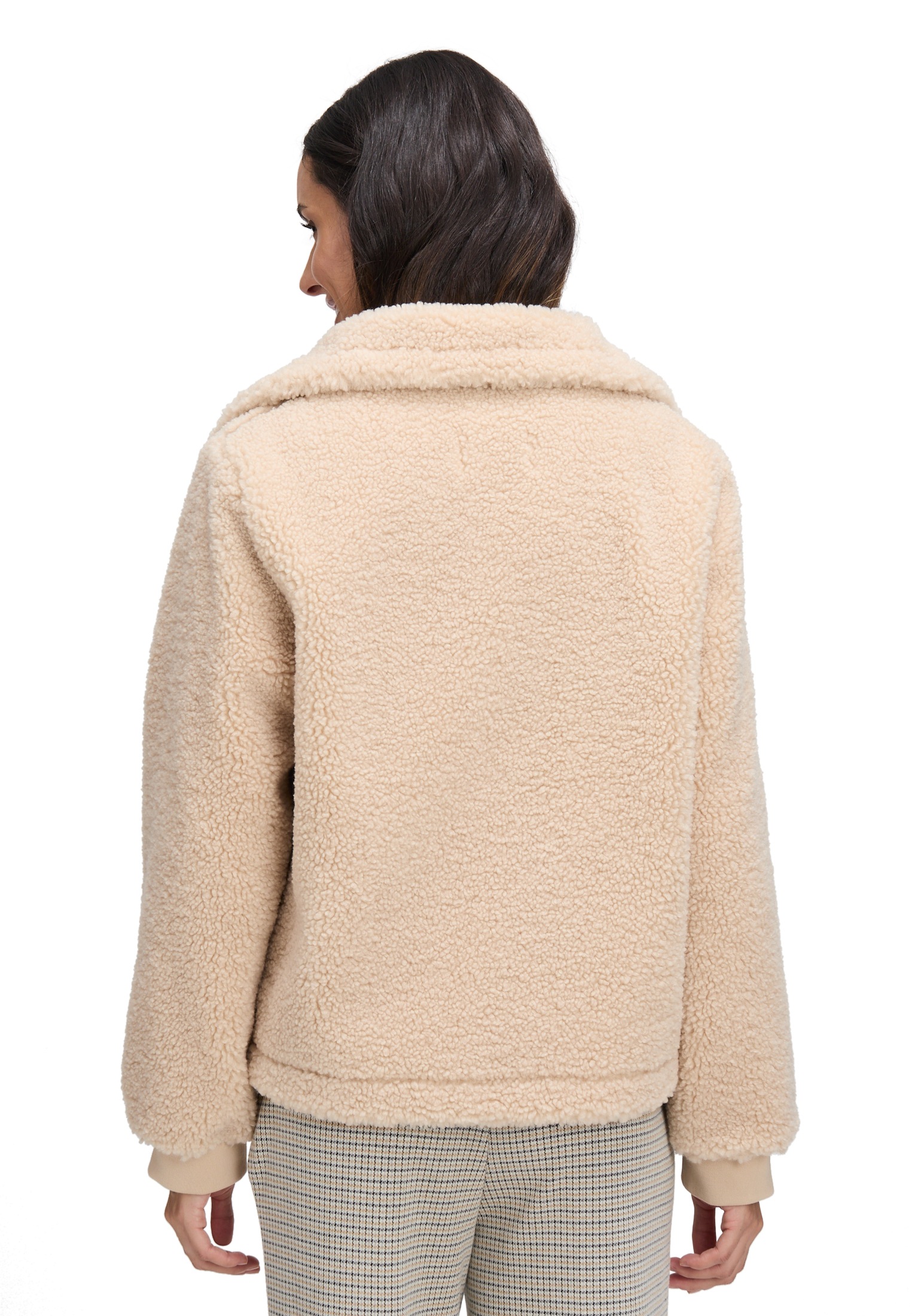 Cartoon Plüschjacke »Cartoon Damen Plüschjacke mit Eingrifftaschen«