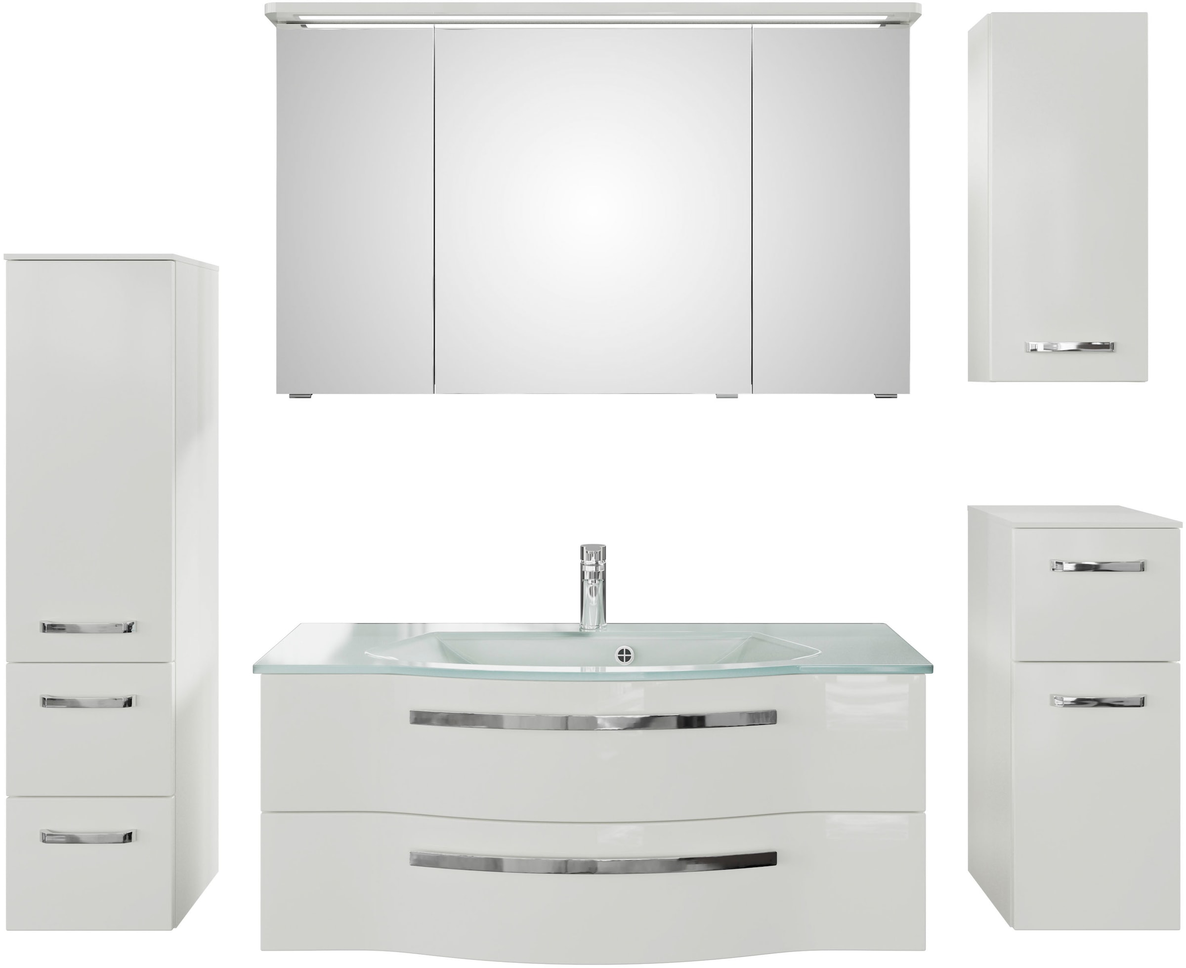 Saphir Badmöbel-Set "Serie 4005", (Set, 6 St.), Badmöbel-Set Serie 4005, vo günstig online kaufen
