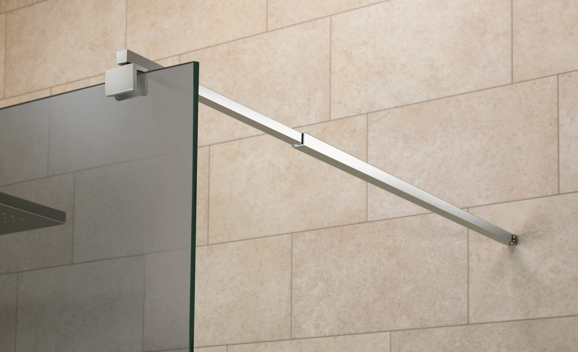 welltime Wandarm "Wandhalterung Walk In" 1 Stk. tlg. Stabilisierungsstange günstig online kaufen