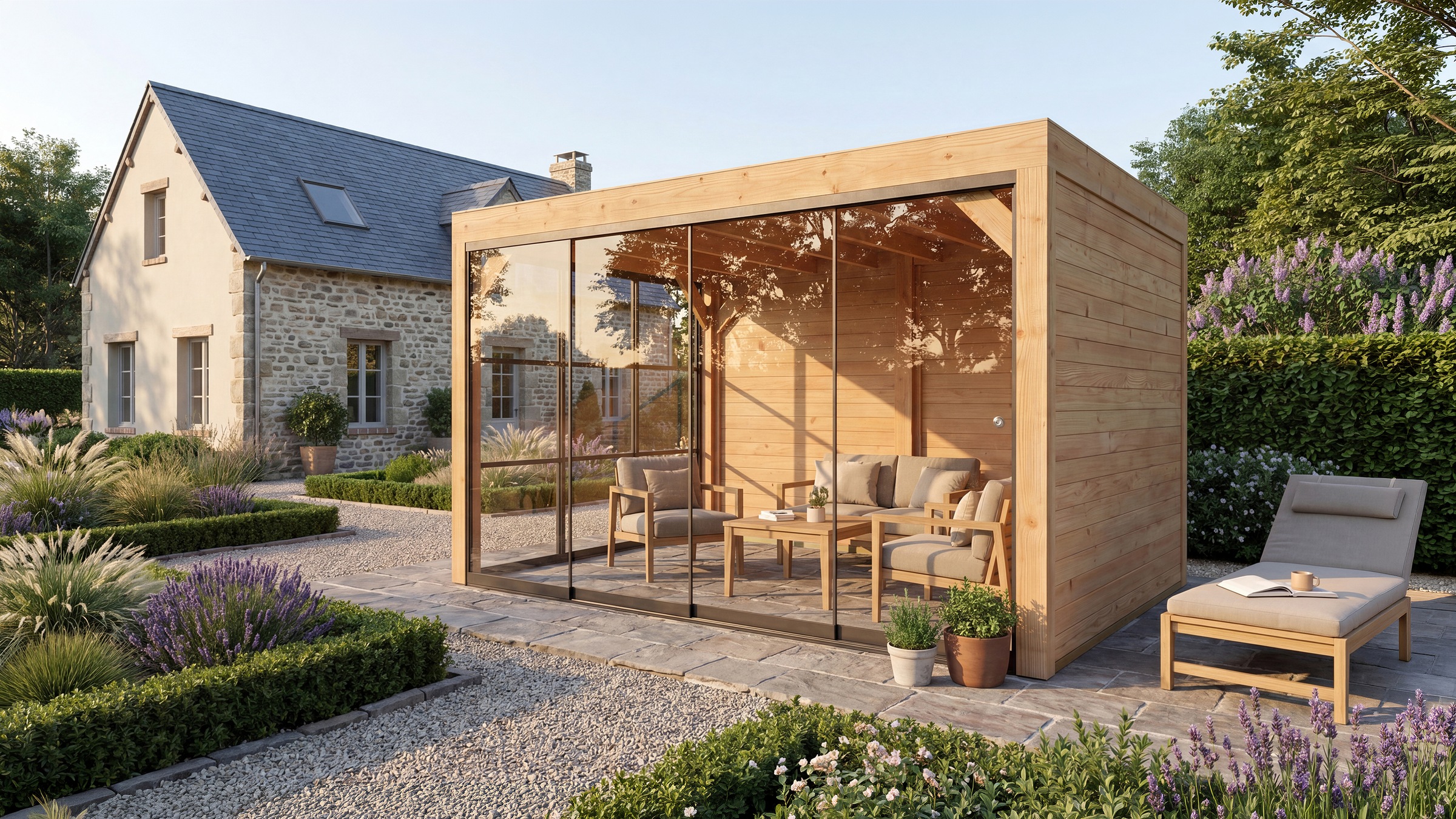 weka Holzpavillon "Lumley Lauben-Set Gr. 2.3" BxTxH: 307x399x245 cm