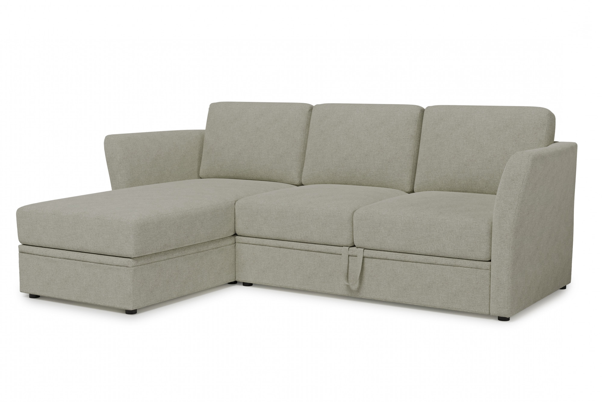 Home affaire Ecksofa »Lavars, L-Form, Schlafsofa«, mit Bettfunktion und Stauraum, in zwei verschiedenen Bezugsqualitäten