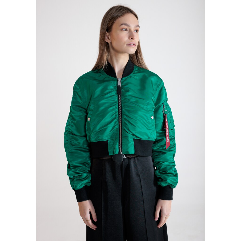 Alpha Industries Bomberjacke »ALPHA INDUSTRIES Women - Bomber Jackets MA-1 Boxy Wmn«