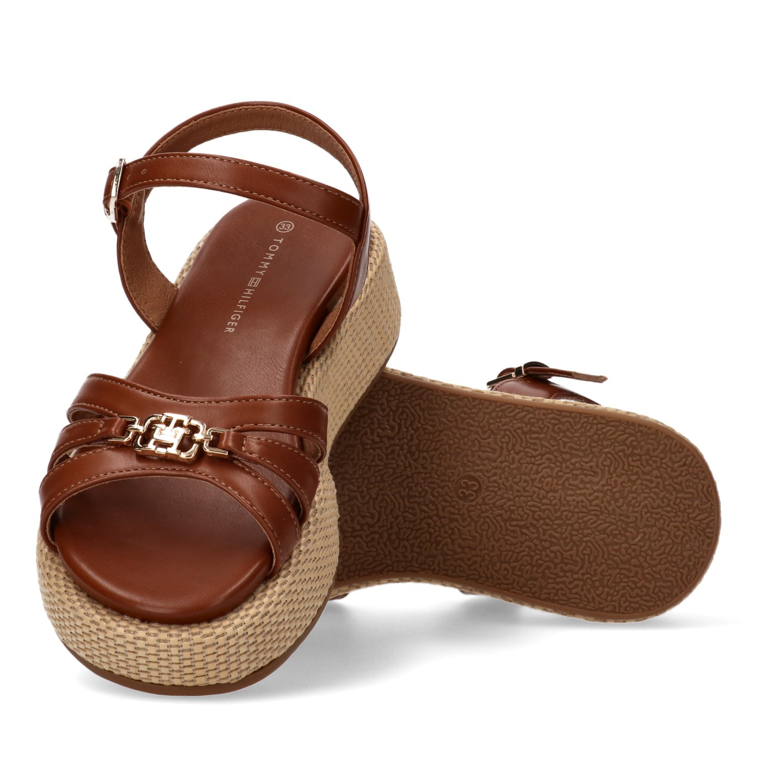 Tommy Hilfiger Sandale  , Plateau, Sommerschuh, Wedge Sandale mit Schnallenverschluss