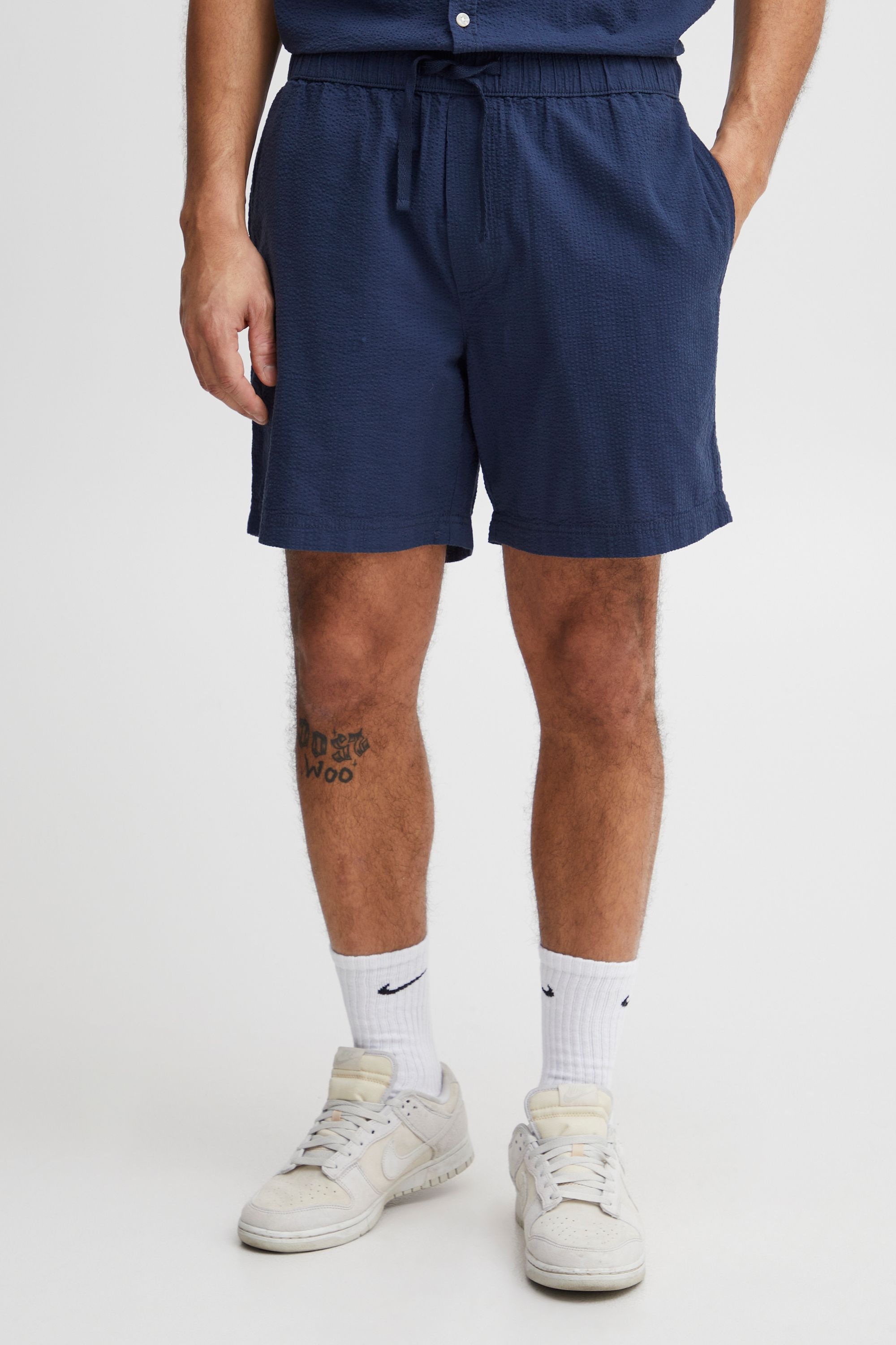 !solid Shorts SOLID "Shorts SDFrevne", Herren, Gr. L, N-Gr, blau (insignia blau), Obermaterial: 100% Baumwolle CO., Hosen Shorts 2