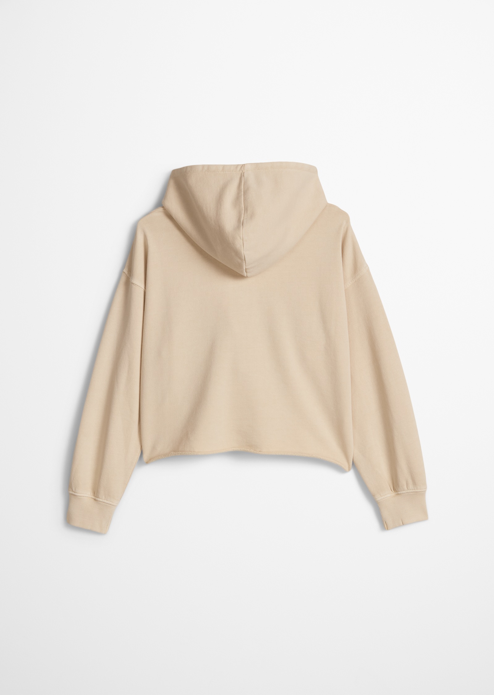 Marc O'Polo Kapuzensweatshirt , für Mädchen, verkürzte Länge mit Rollkante, lockere Passform
