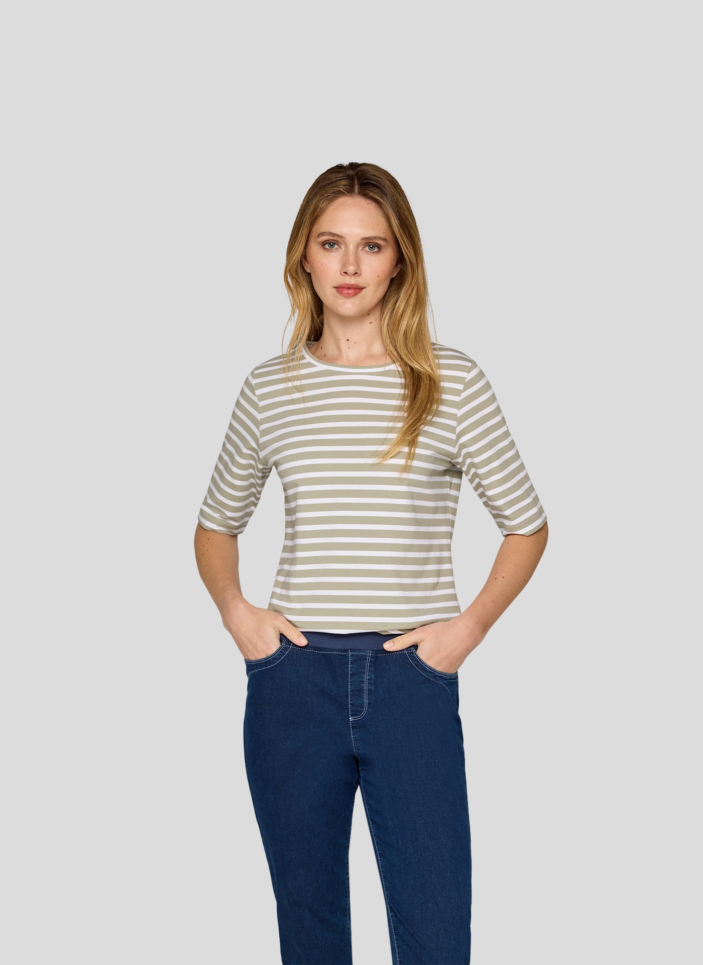 Rabe Print-Shirt "Rabe Maritimes Ringelshirt für zeitlose und stilvolle Loo günstig online kaufen