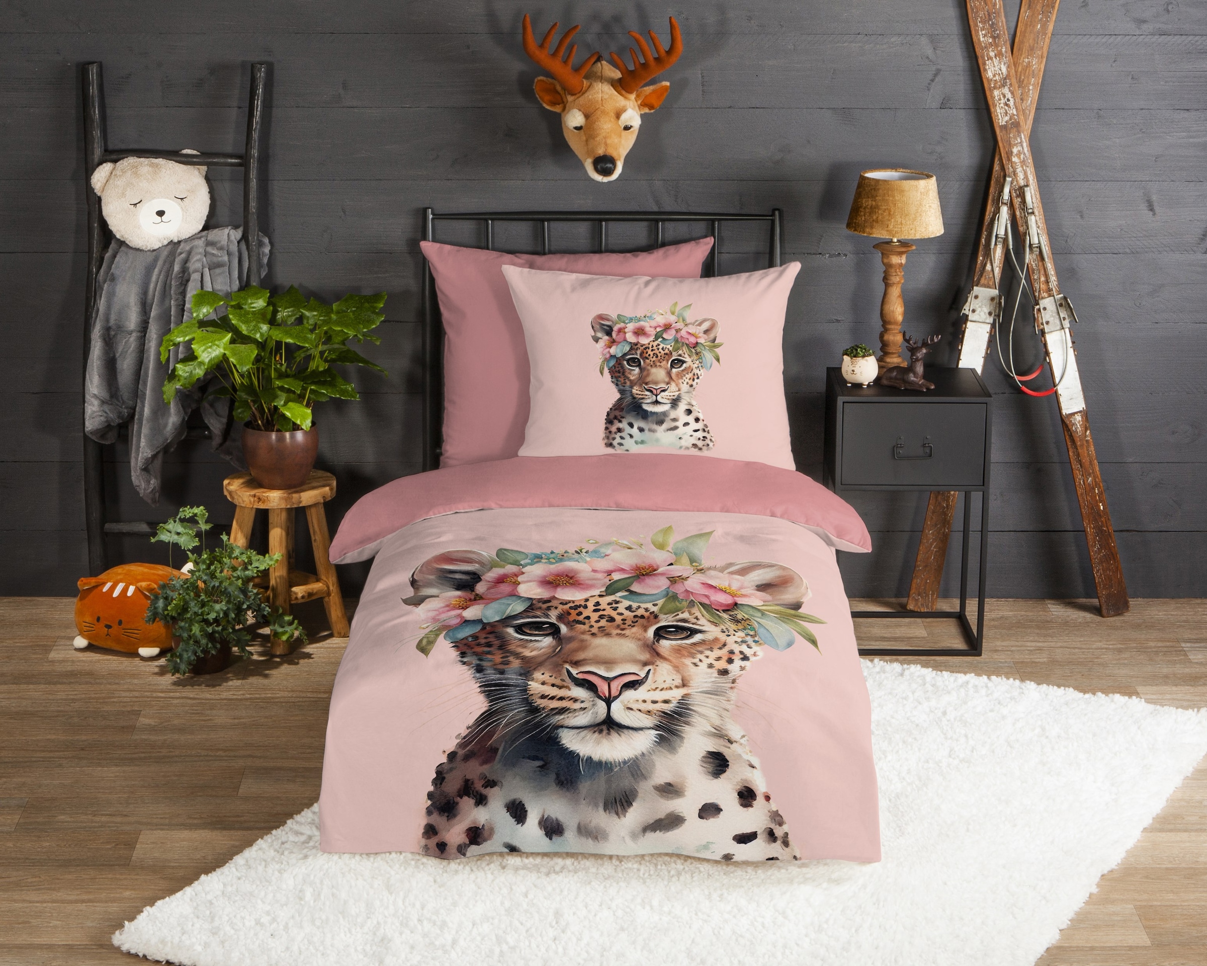 good morning Kinderbettwäsche "Kiranmu" 2 Stk. tlg. Flanell Biber, 135x200, günstig online kaufen