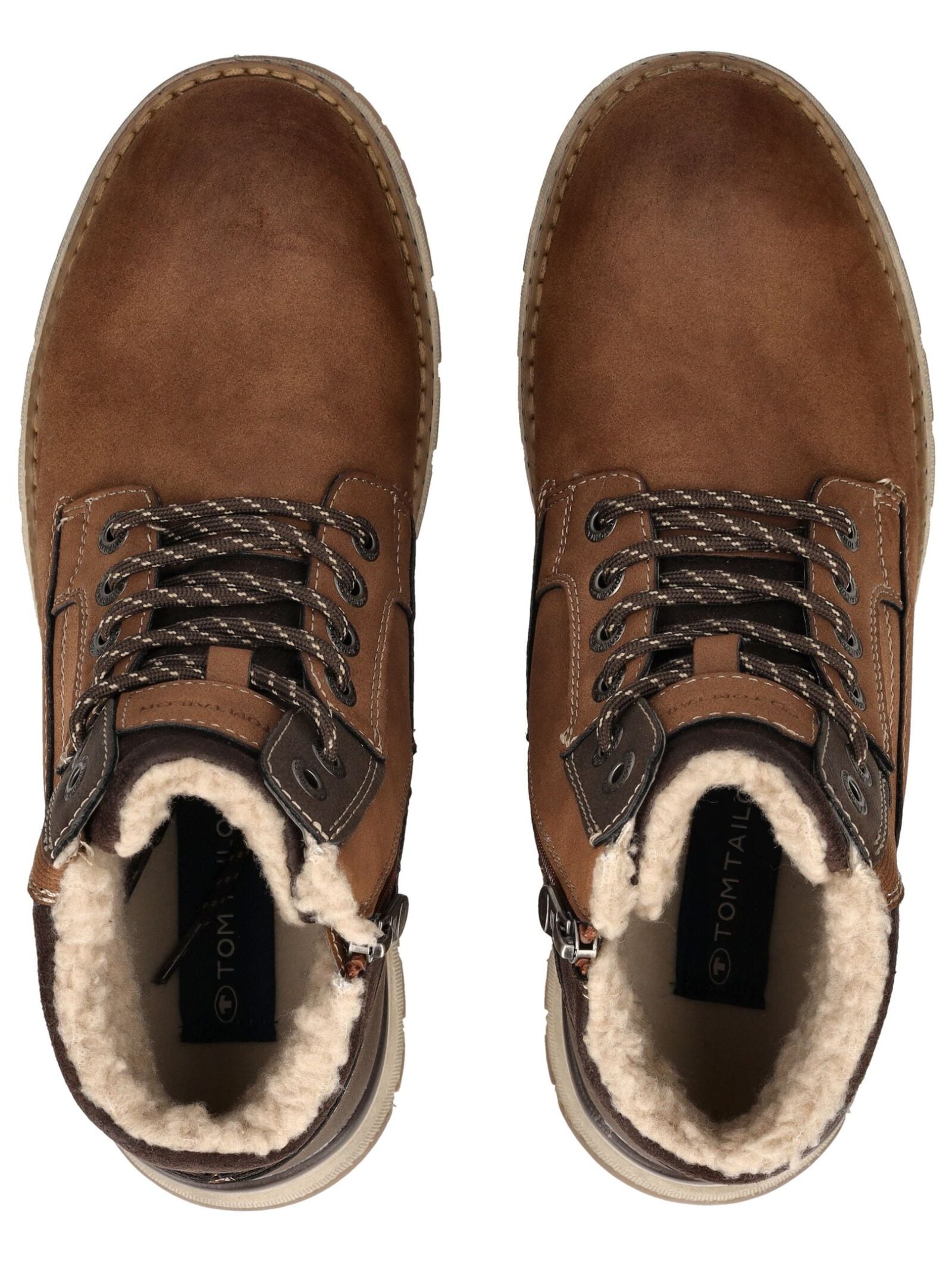 TOM TAILOR Schnürstiefelette »Tom Tailor Stiefelette Lederimitat«