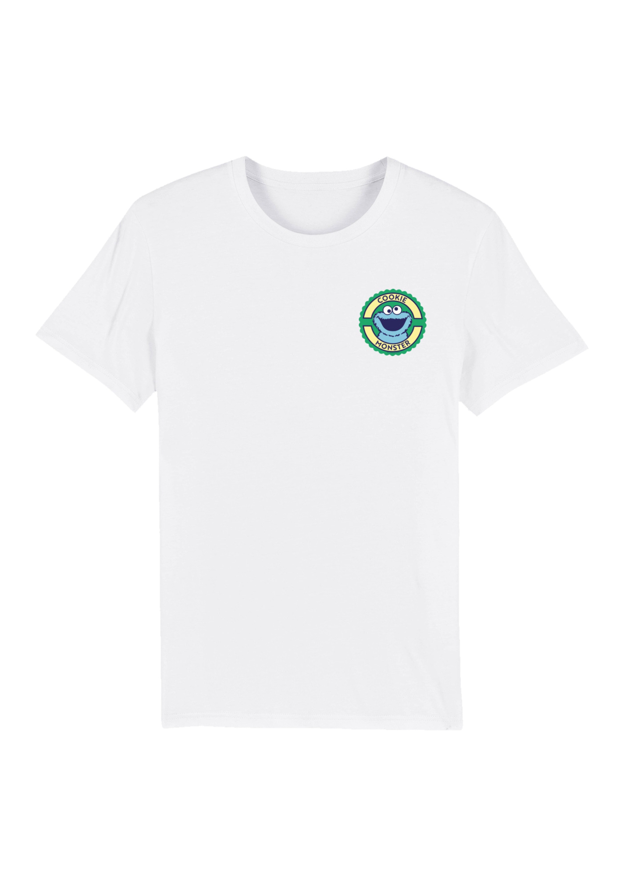 F4NT4STIC T-Shirt "Sesamstraße Cookie Monster Sticker", Premium Qualität günstig online kaufen