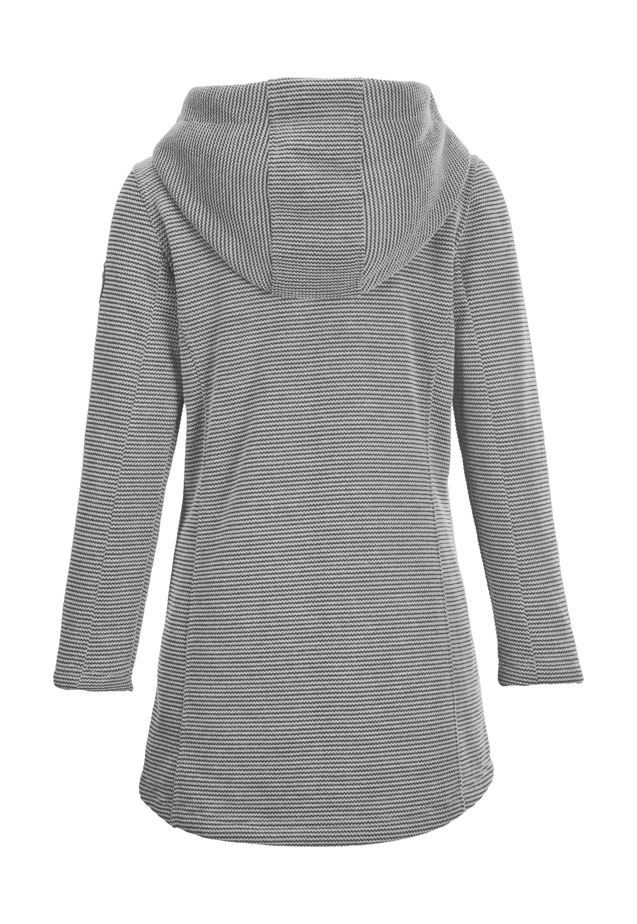 G.I.G.A. DX by killtec Fleecejacke »GW 54 WMN KNTFLC PRK«, Windabweisender Damen Strickfleeceparka mit Kapuze und Fleecefutter