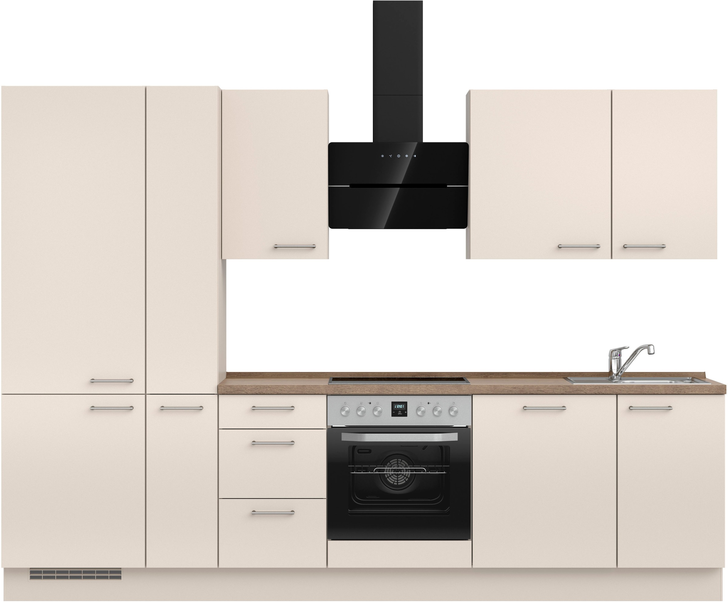 nobilia Küchenzeile ""Laser II", Ausrichtung wählbar, Breite 300 cm" vormon günstig online kaufen