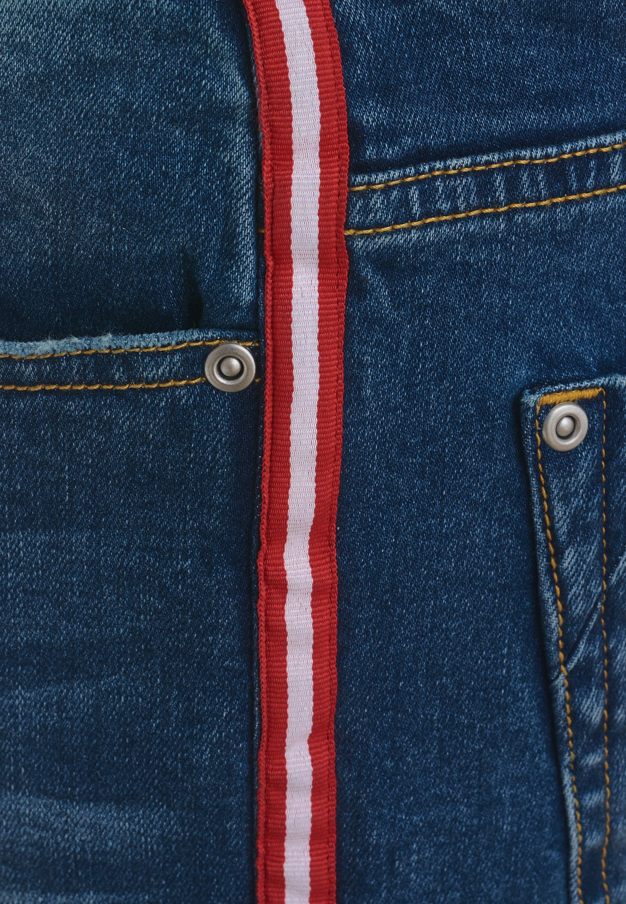 Gulliver Bequeme Jeans »Casual Denim kaufen kontrast Hose«, mit | BAUR Seitenstreifen online