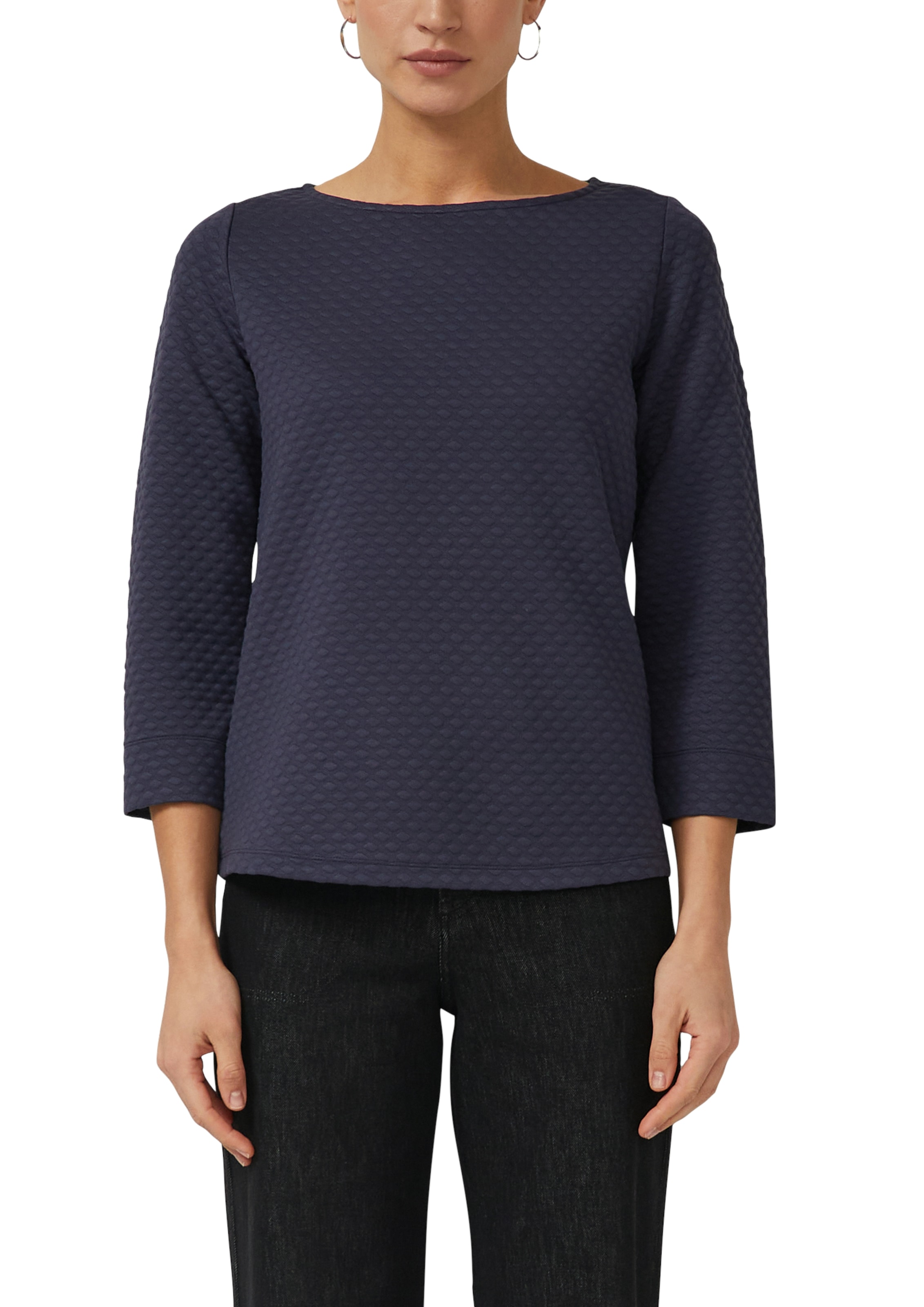 s.Oliver BLACK LABEL Sweatshirt, im Relaxed Fit mit U-Boot-Ausschnitt günstig online kaufen