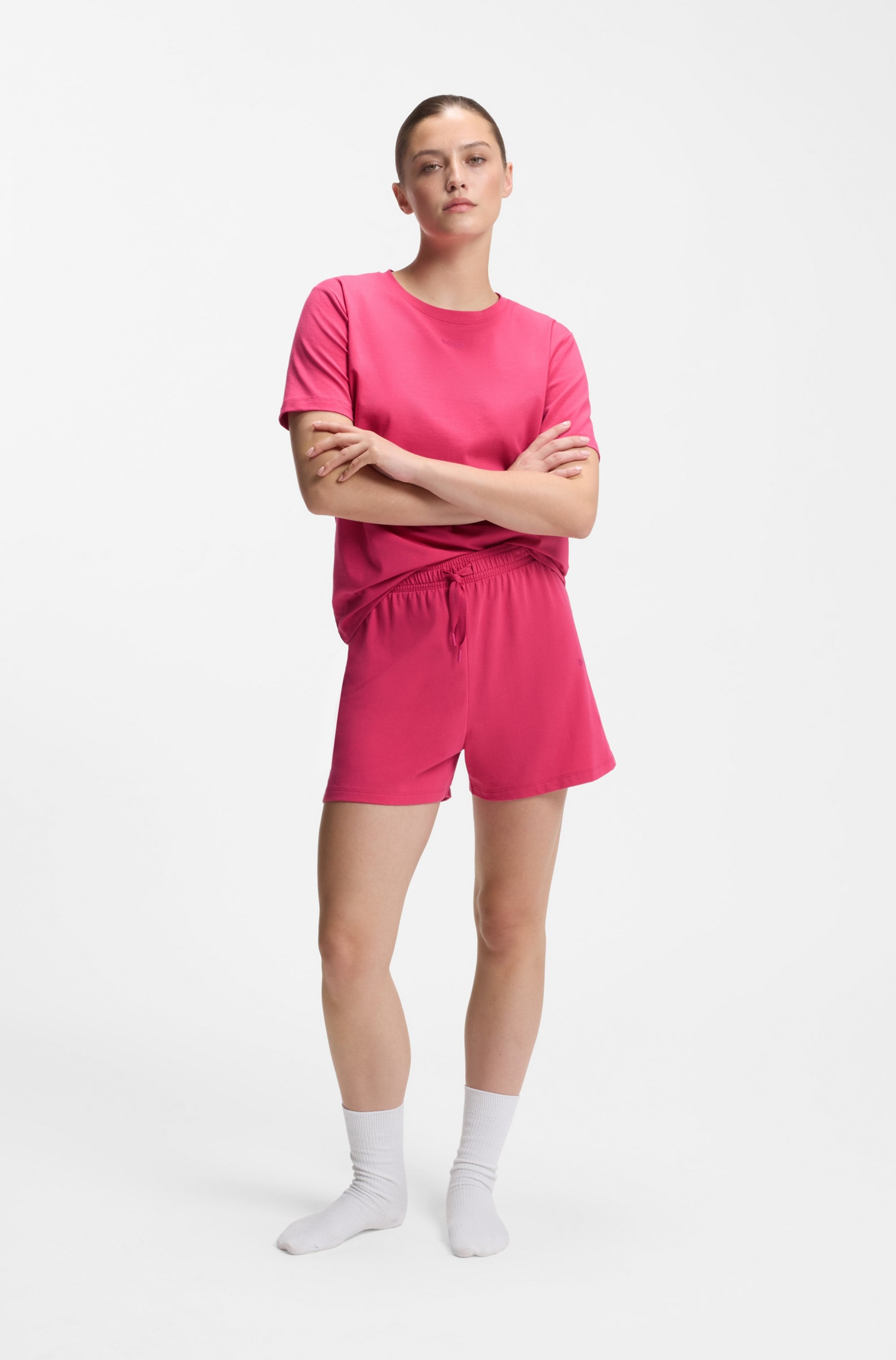 BOSS Pyjamahose »CI_Shorts CW«  mit BOSS Logoschriftzug