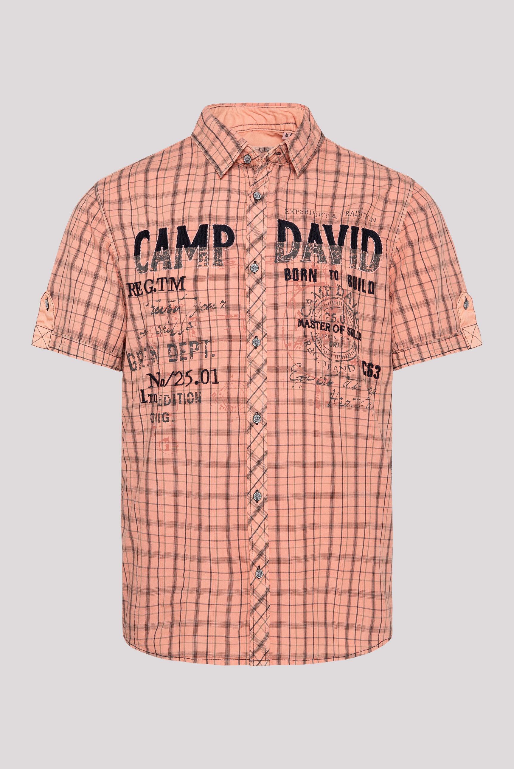 CAMP DAVID Marškiniai trumpom rankovėm