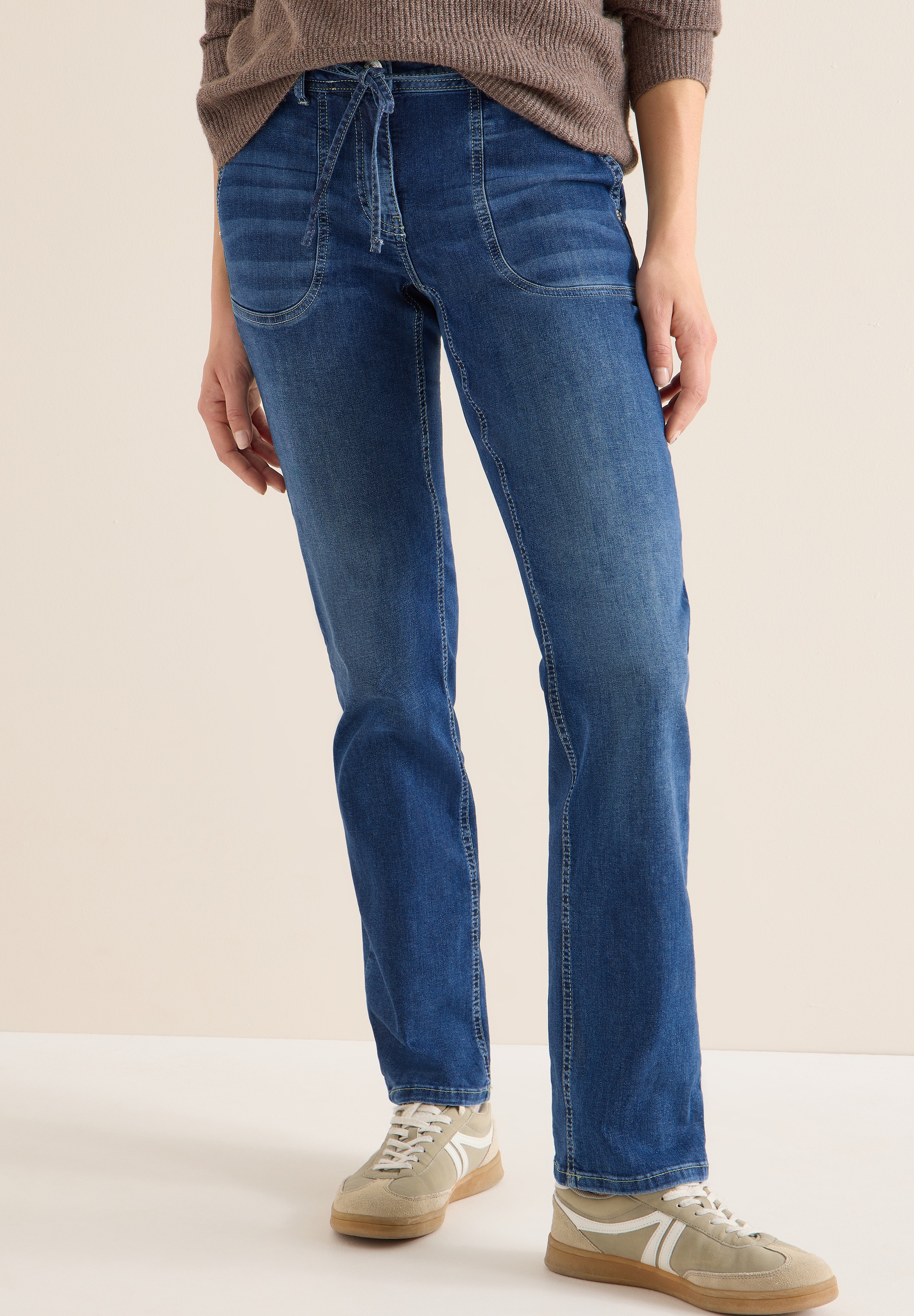 Cecil Comfort-fit-Jeans Middle Waist