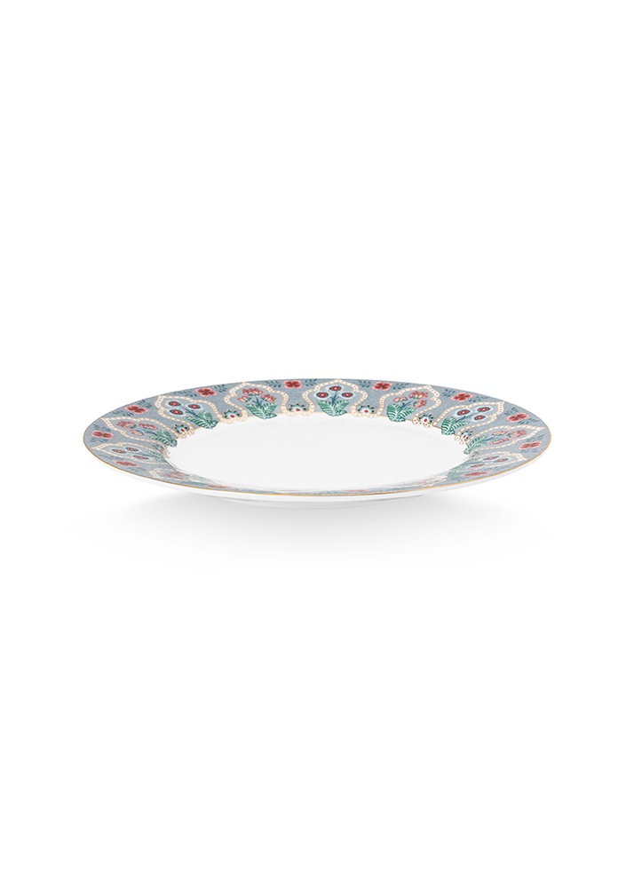 PiP Studio Teller-Set »Frühstücksteller Flower Festival, Ø 21 cm«, (Set, 4 tlg.), Flower Festival Kollektion, Teller im 4er Set