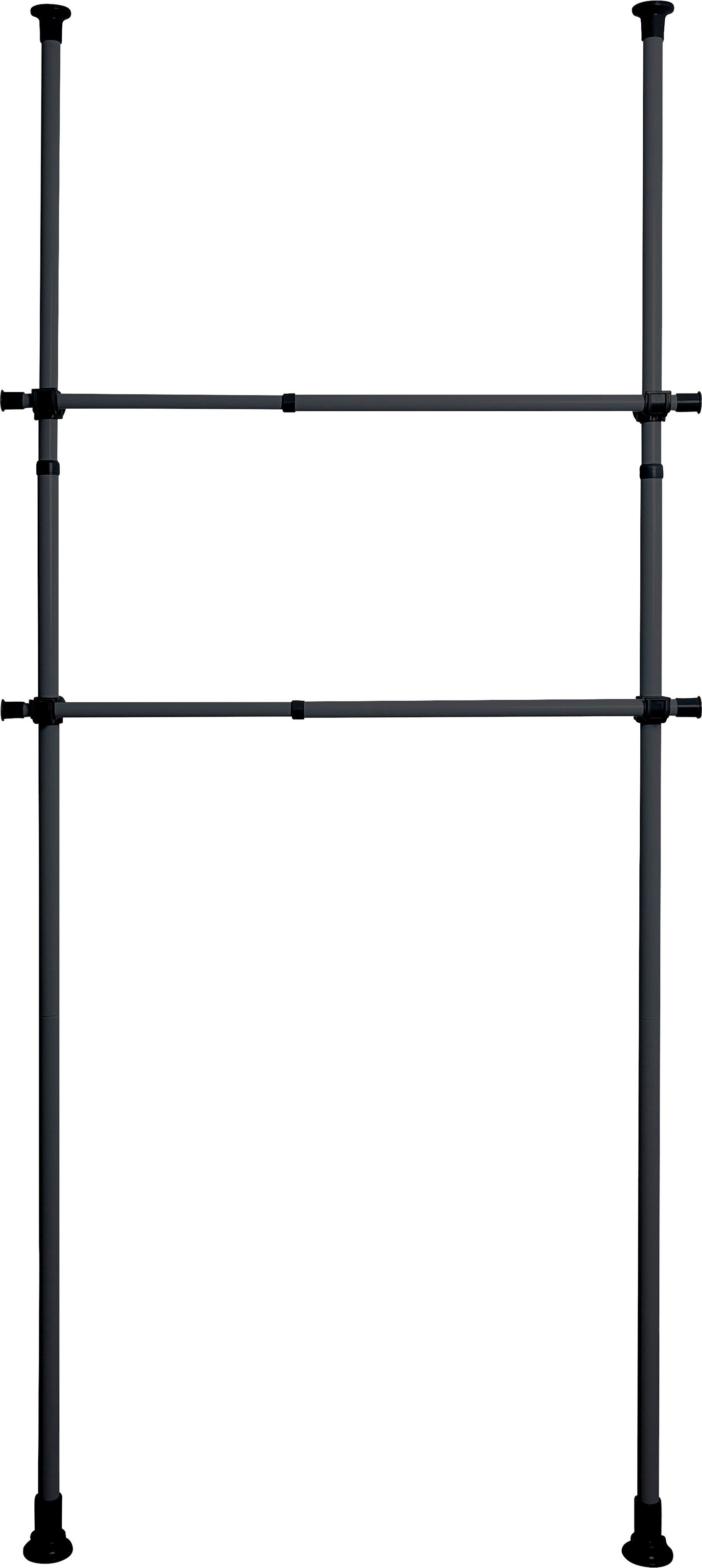 WENKO Kleiderstange "Herkules" 2 Stk. tlg. ausziehbar bis 120 cm günstig online kaufen