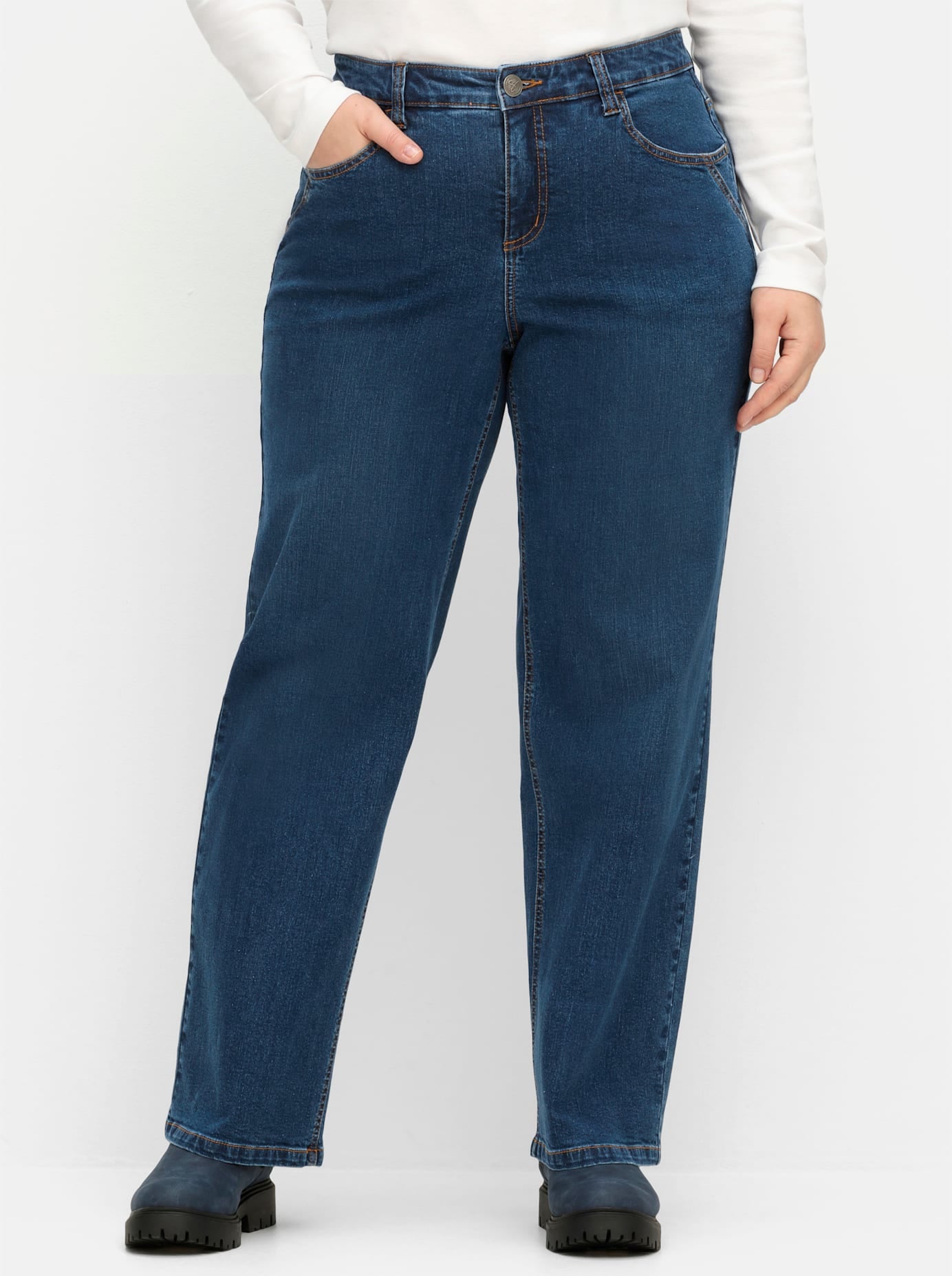 Sheego 5-Pocket-Jeans, (1 tlg.) günstig online kaufen