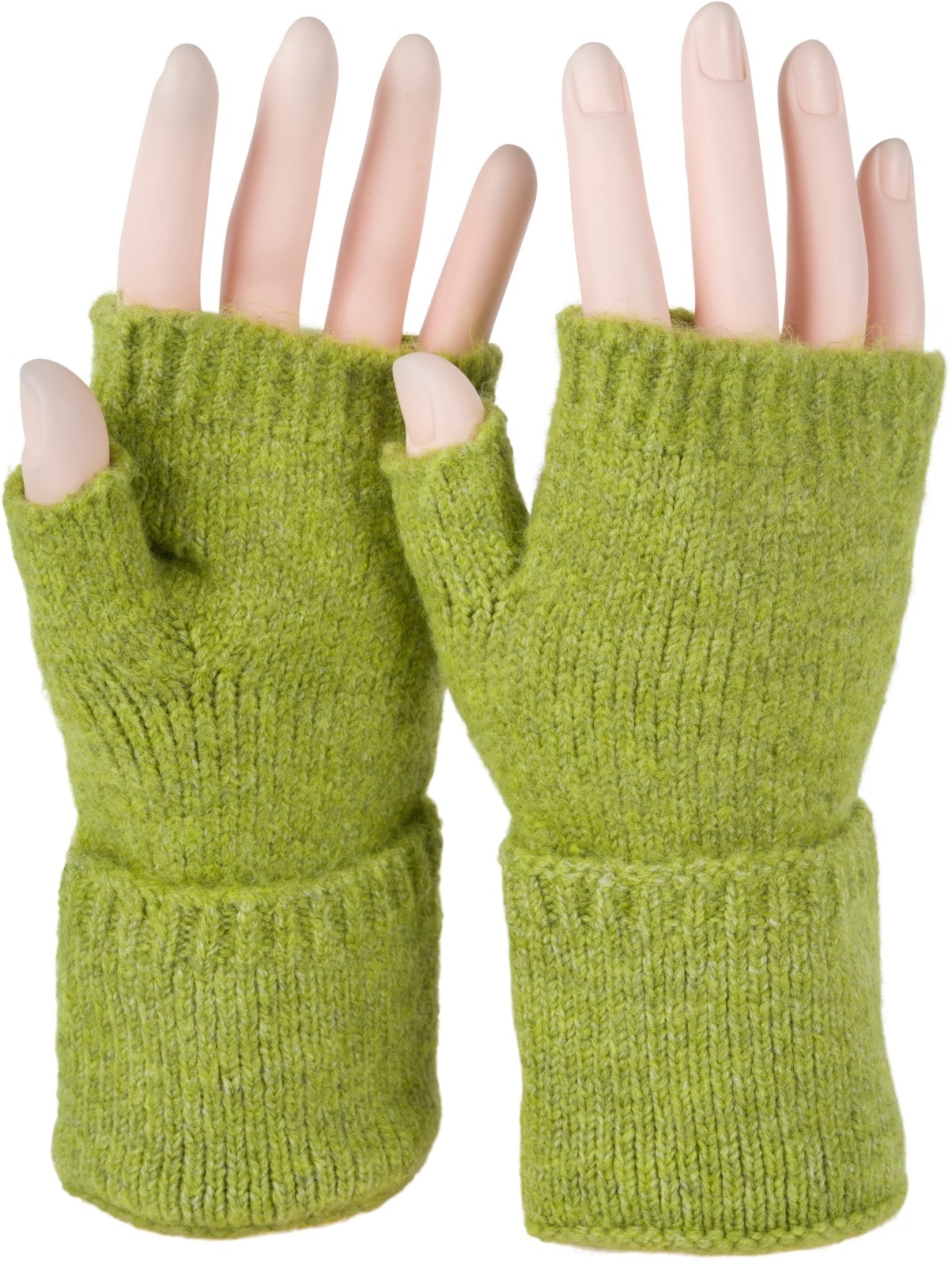 styleBREAKER Strickhandschuhe "Fingerlose Strickhandschuhe Einfarbig" 1 Stk.