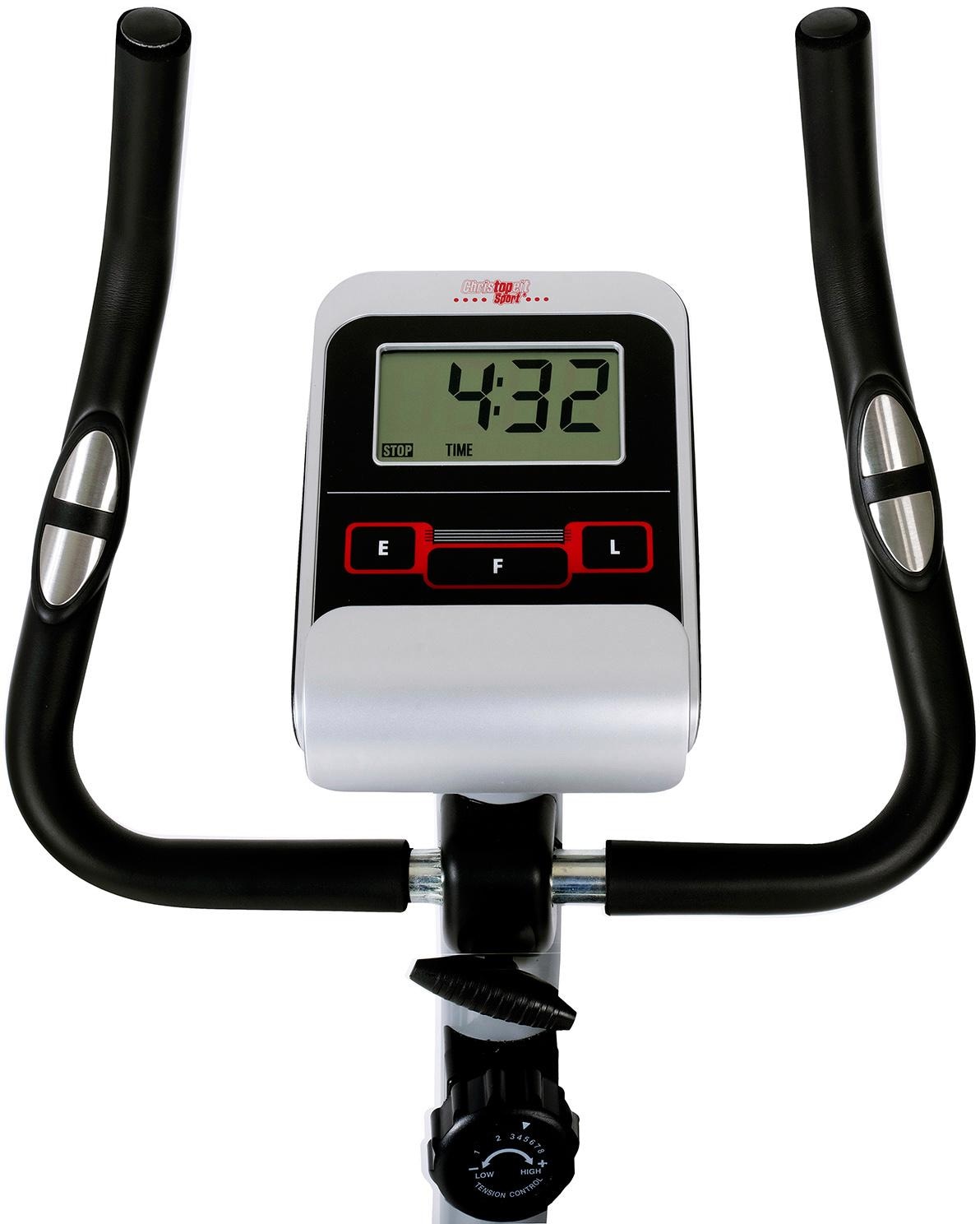 Christopeit Sport® Heimtrainer »AL 1«, (mit Tablet-Halterung), Schwungmasse ca. 9 kg, 8 Widerstandsstufen