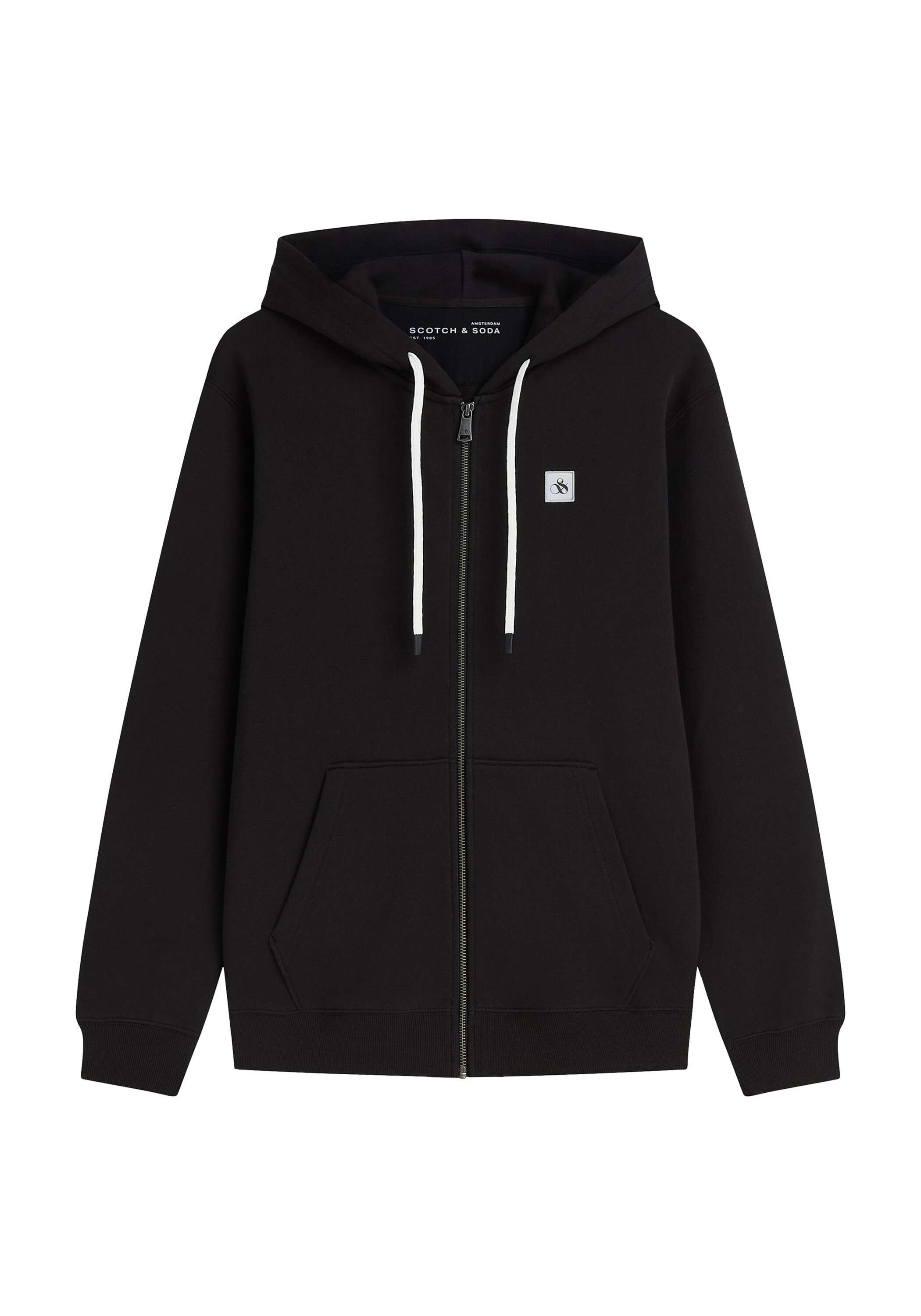 Scotch & Soda Sweatshirt "Sweatjacke Essential Logo Badge Zip-Through"