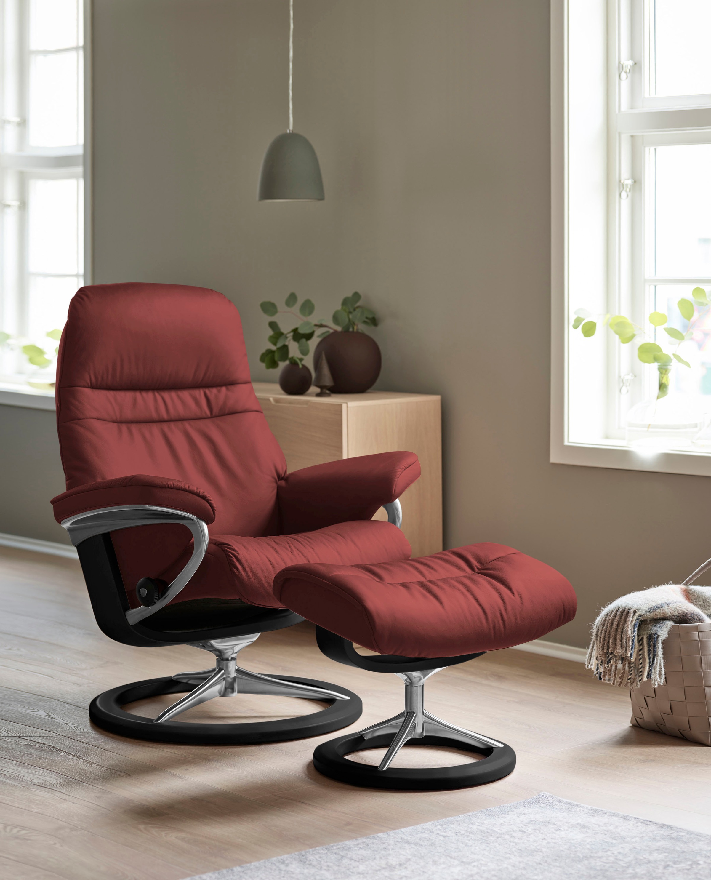 Stressless® Relaxsessel »Sunrise«, mit Signature Base, Größe M, Gestell Schwarz